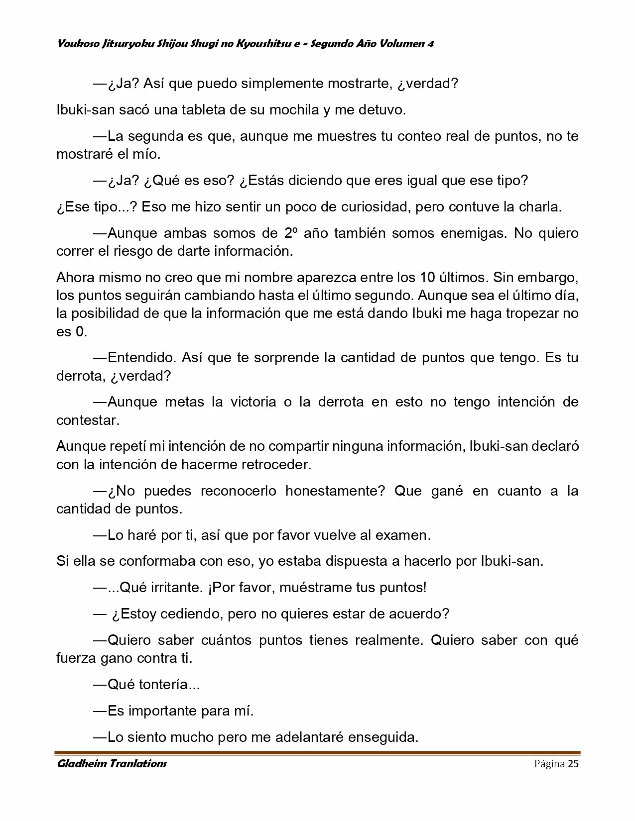 Página 25 del Manga