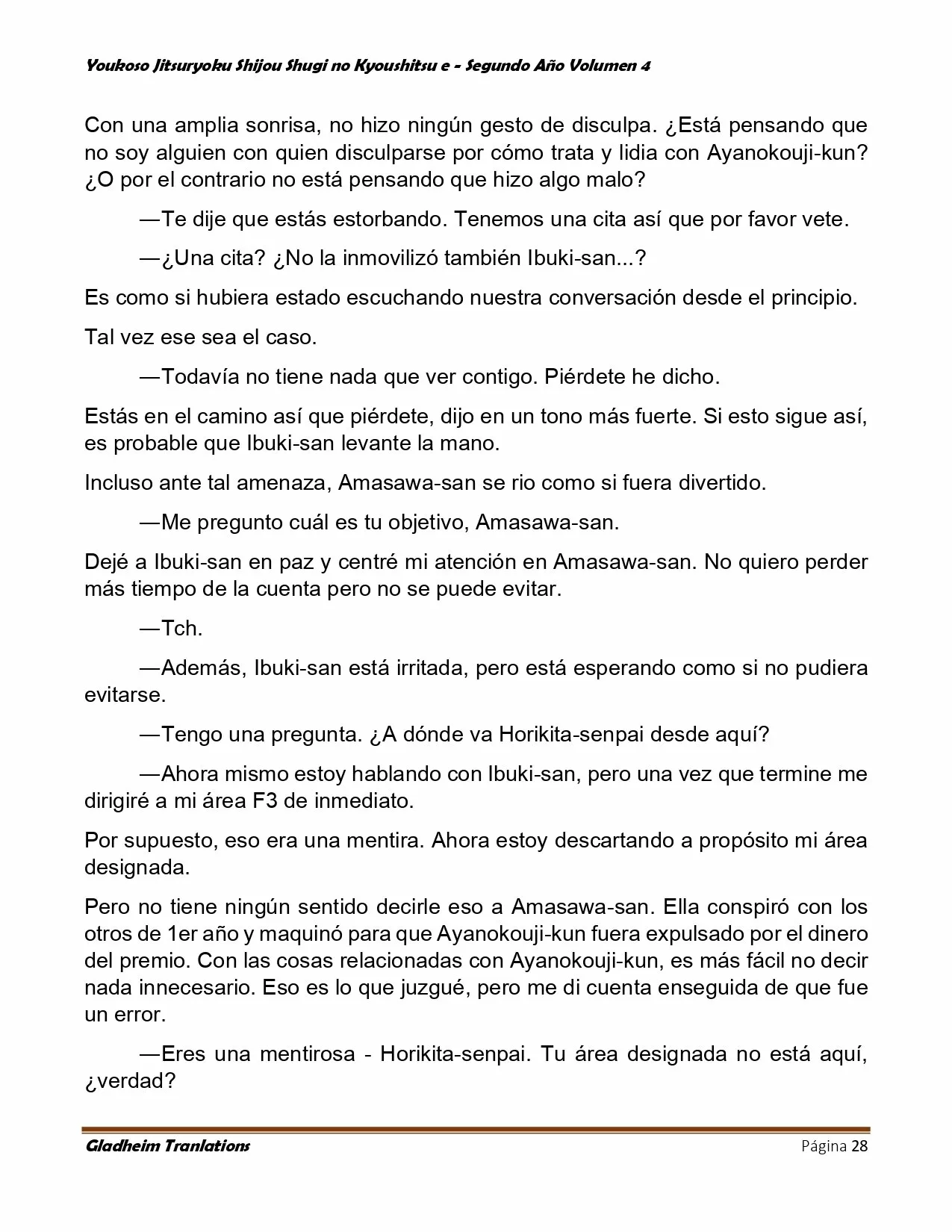 Página 28 del Manga