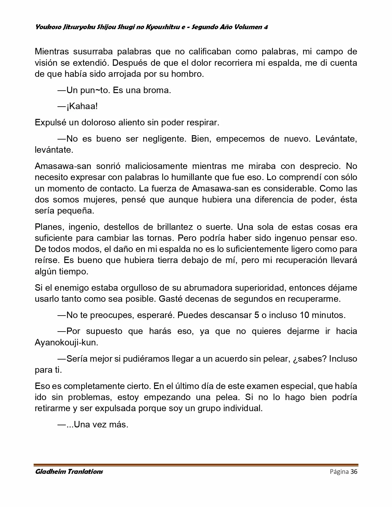 Página 35 del Manga