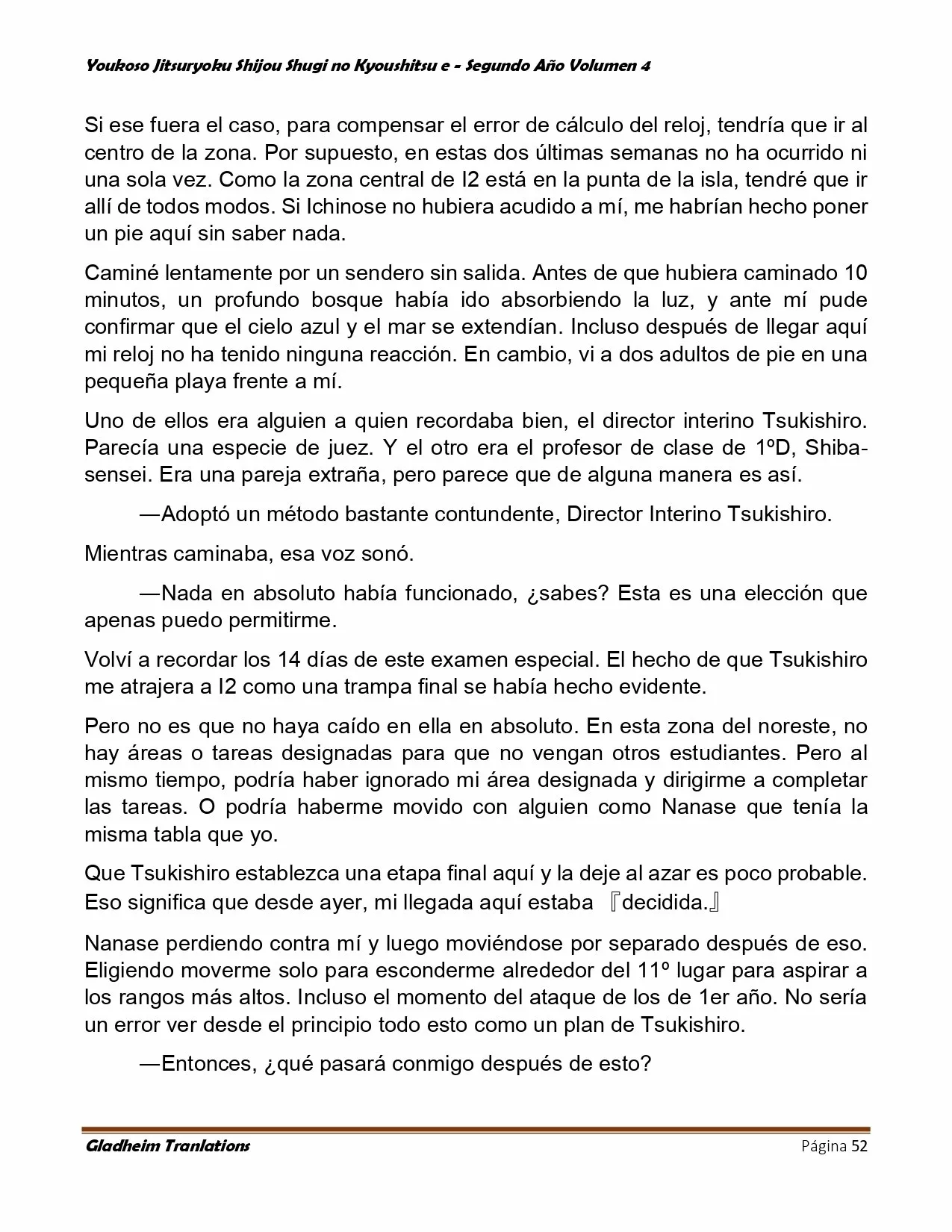 Página 51 del Manga