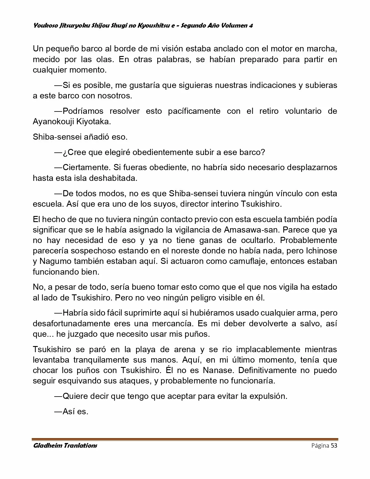 Página 52 del Manga