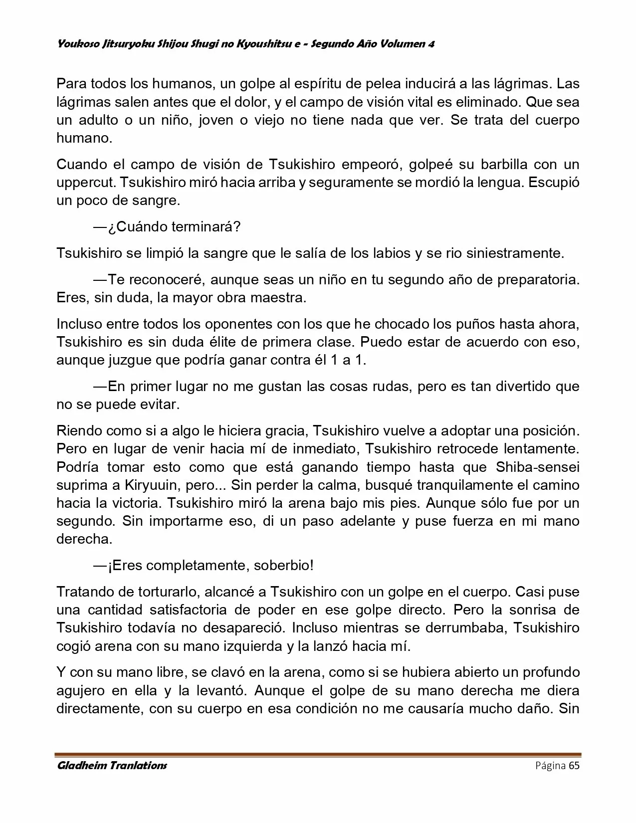 Página 64 del Manga