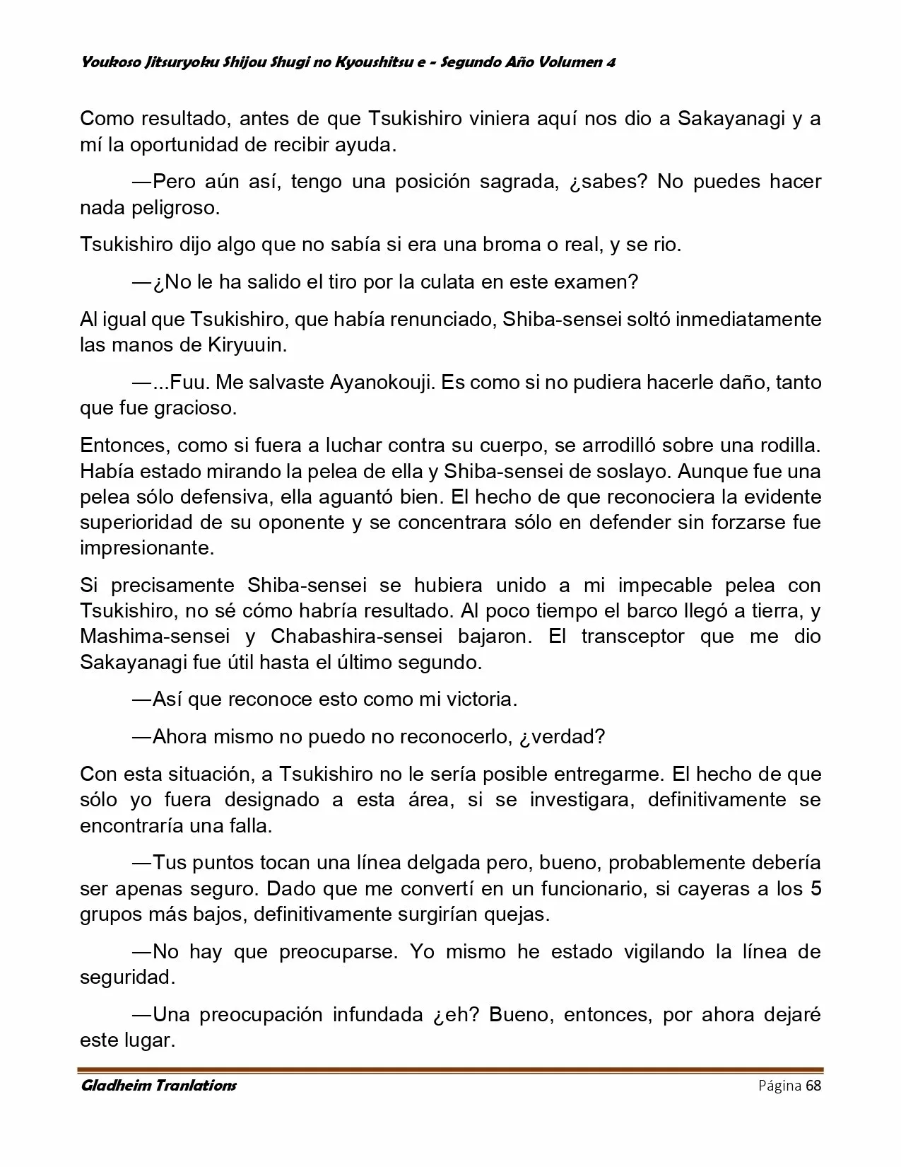 Página 67 del Manga