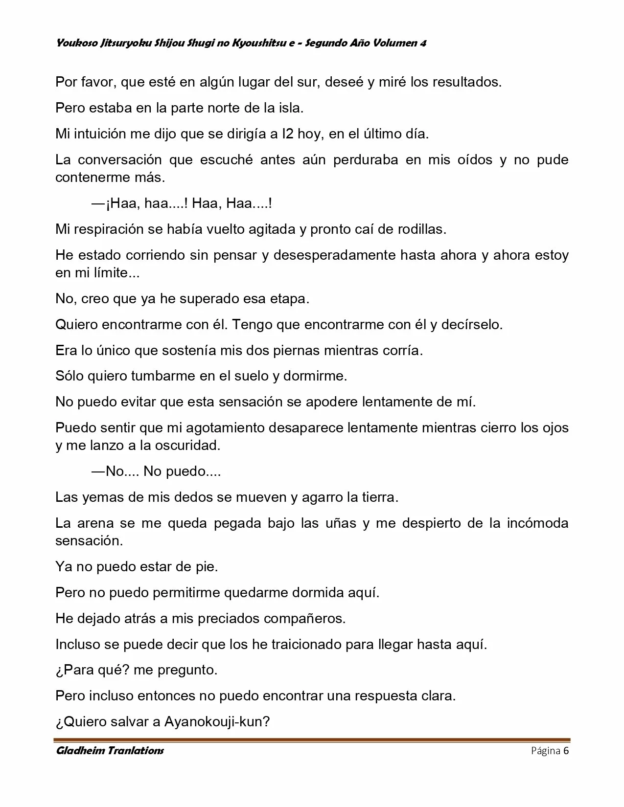 Página 6 del Manga