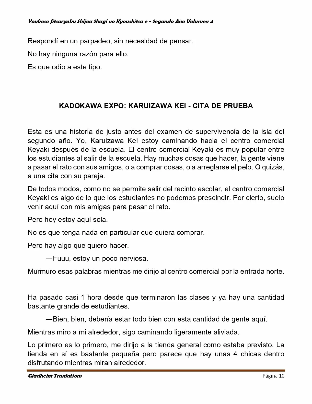 Página 10 del Manga