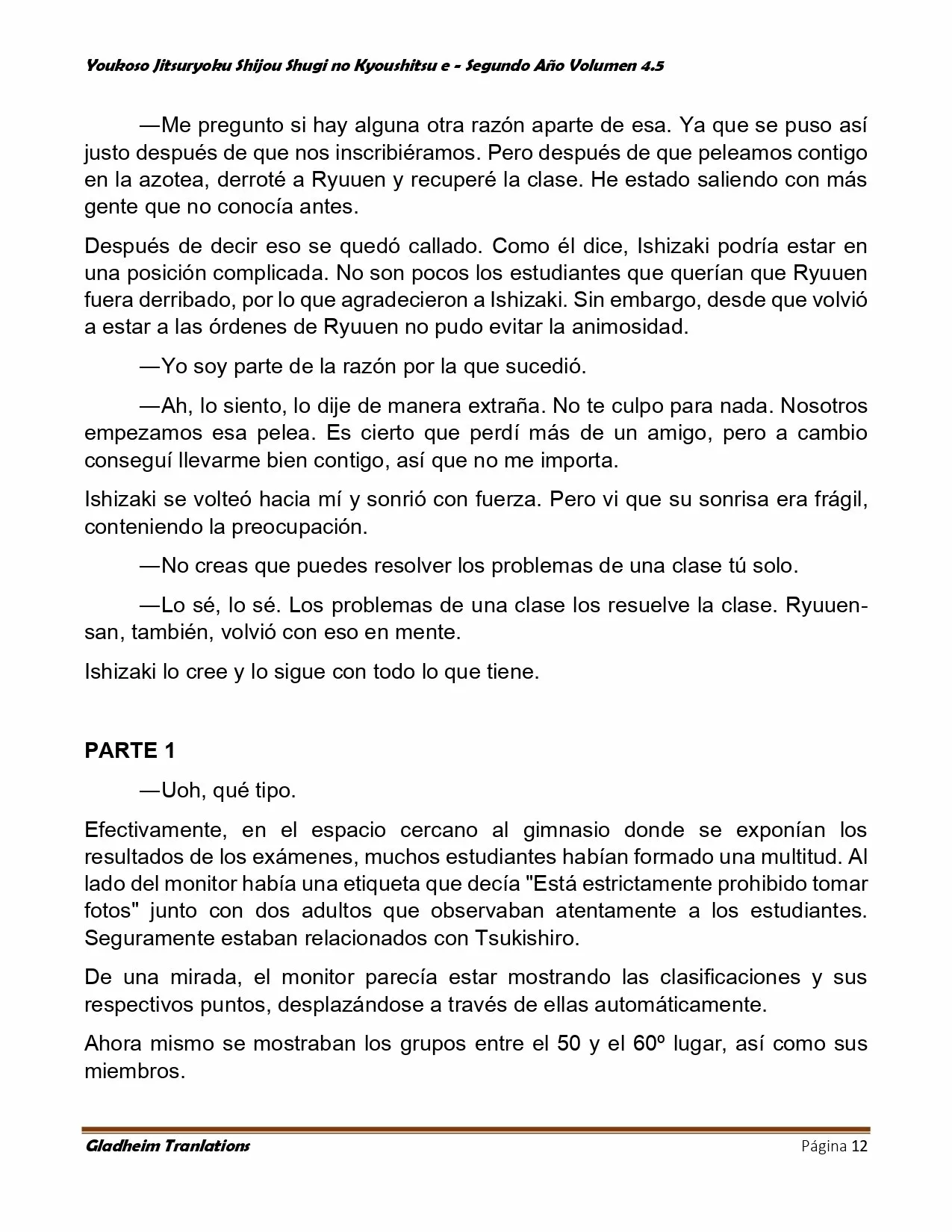 Página 12 del Manga