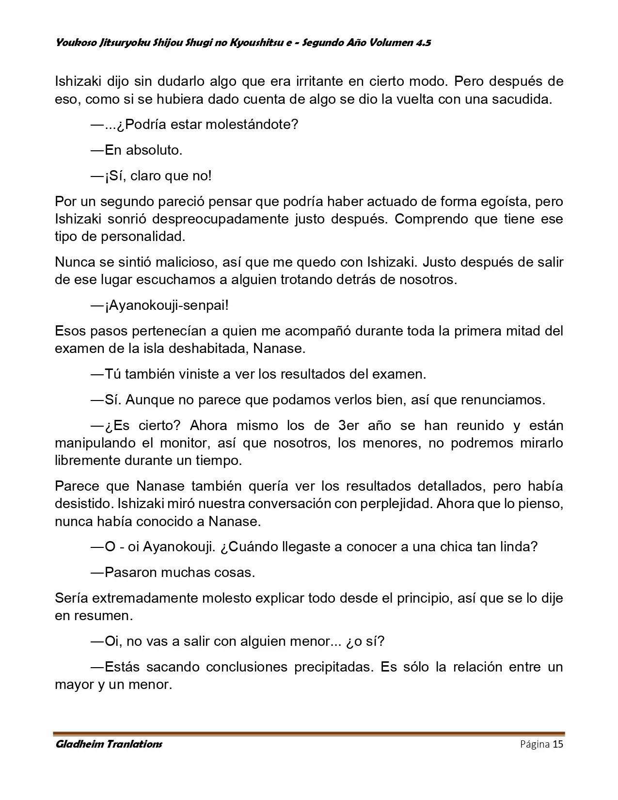 Página 15 del Manga