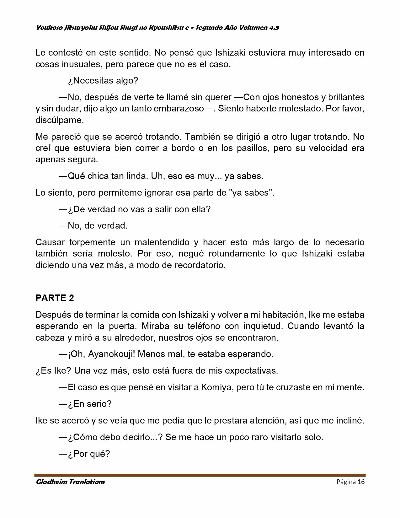 Página 16 del Manga