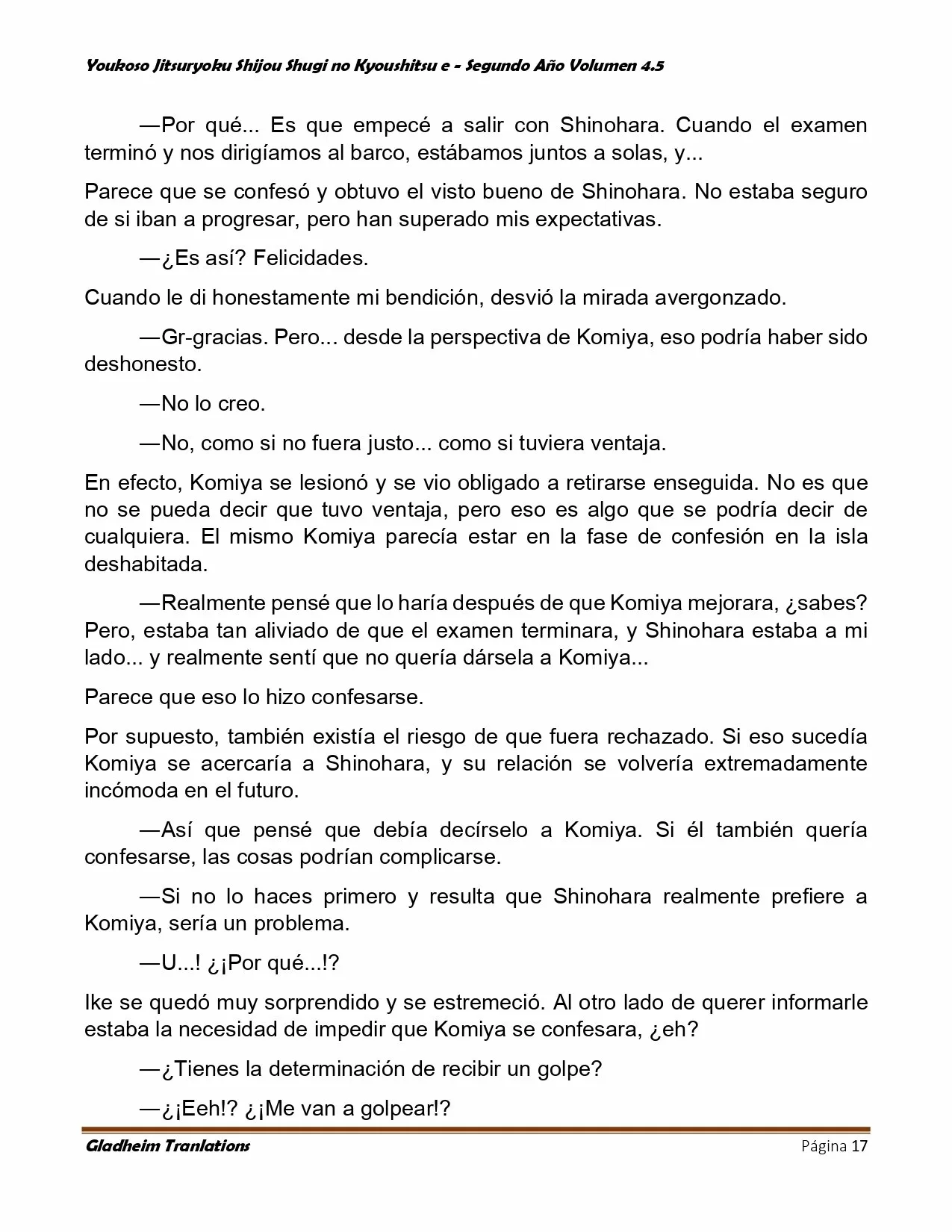 Página 17 del Manga