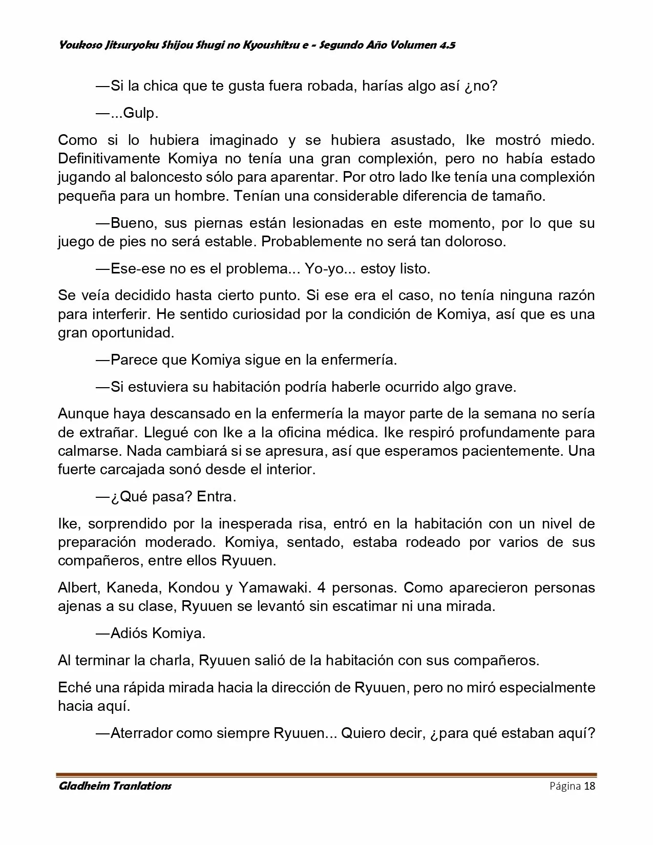 Página 18 del Manga