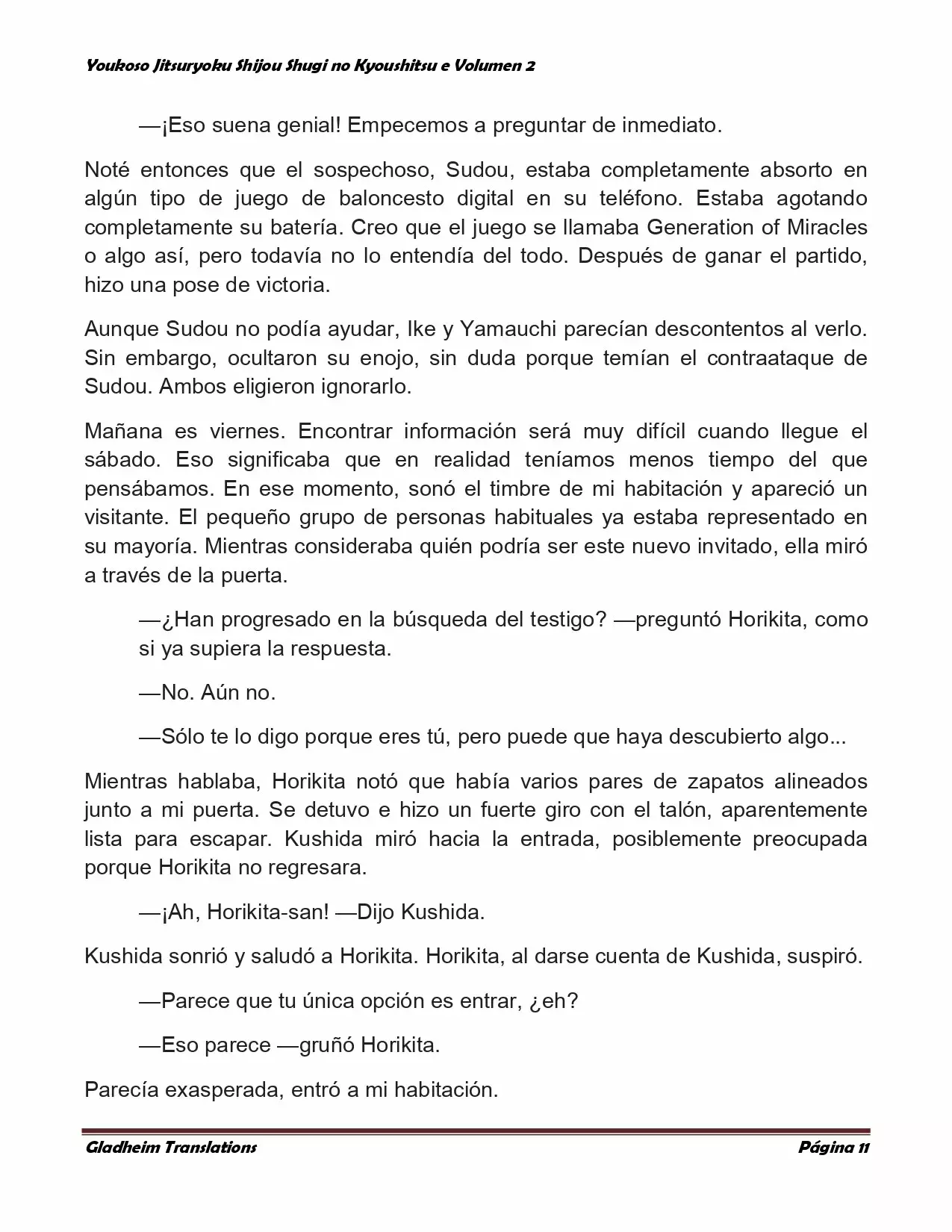 Página 11 del Manga