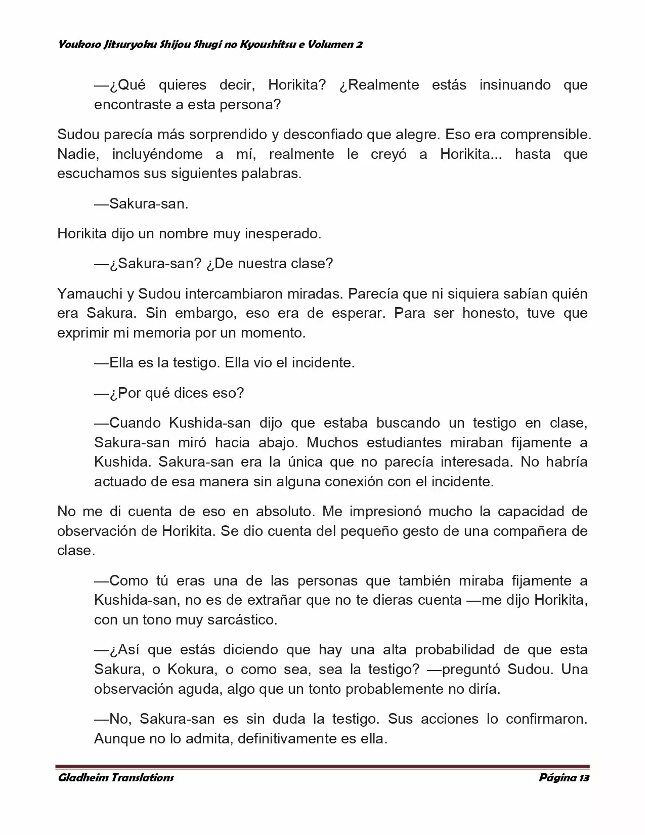 Página 13 del Manga