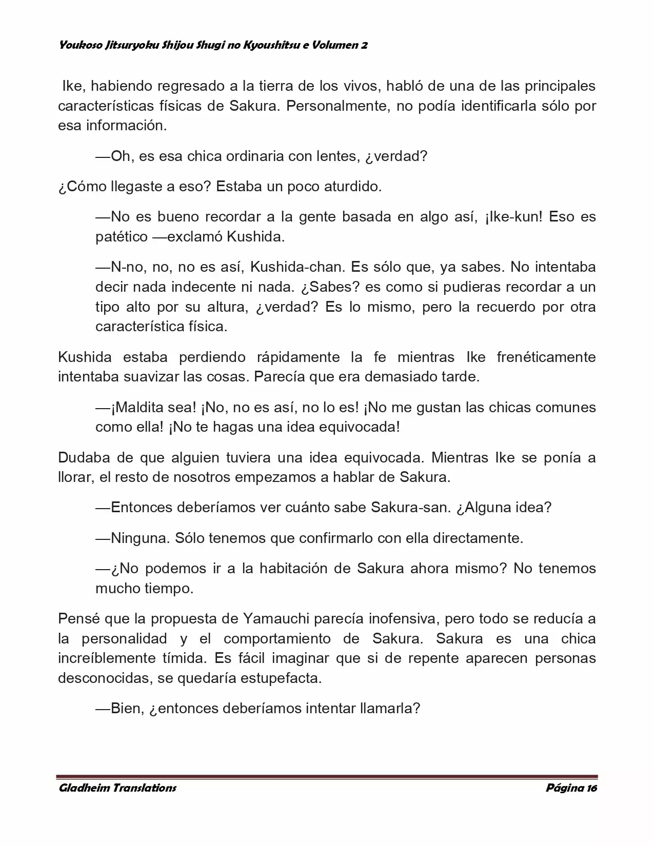 Página 16 del Manga