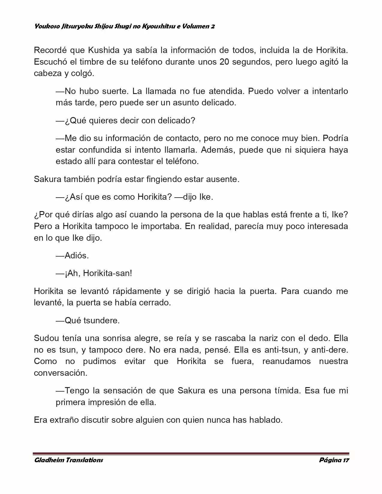 Página 17 del Manga