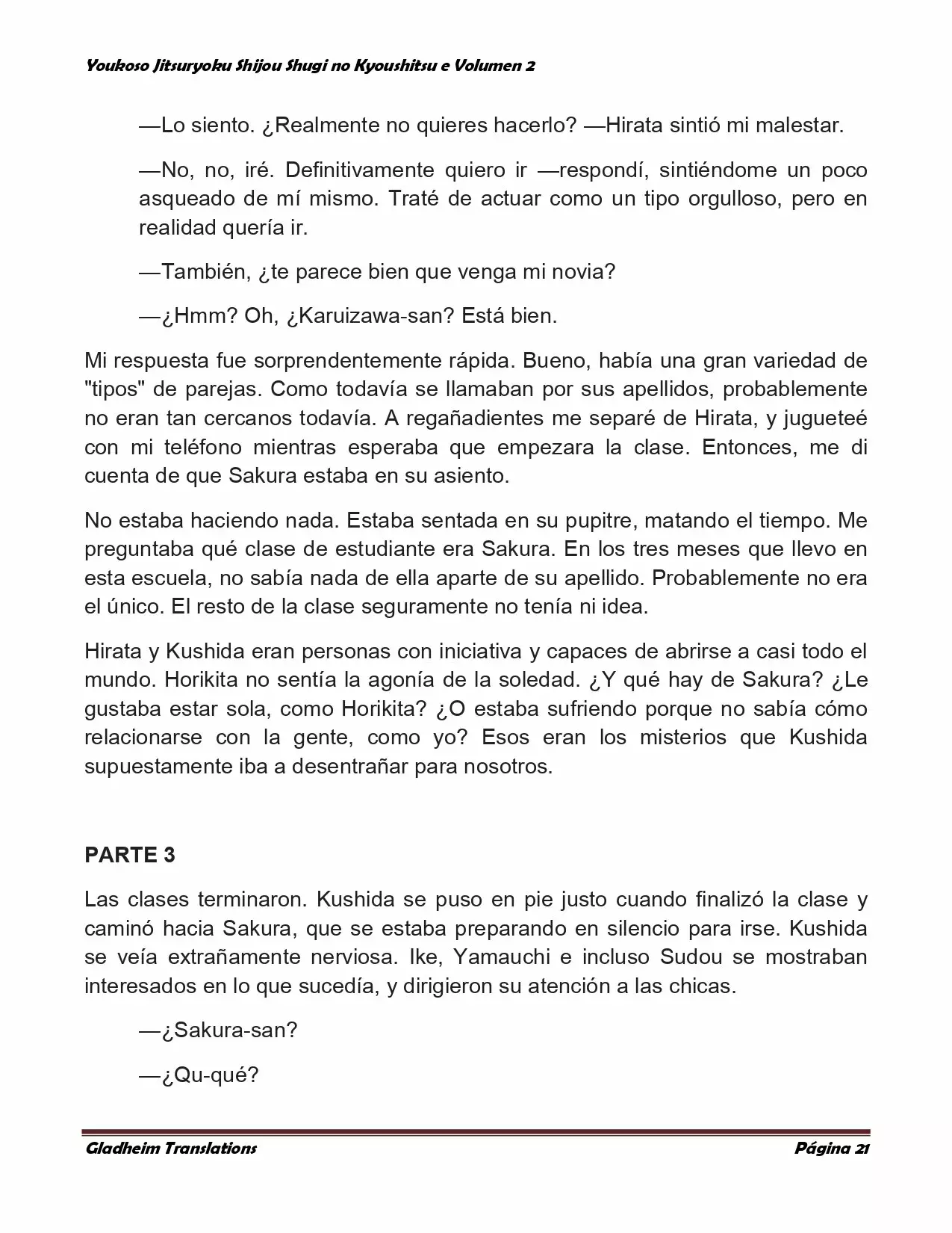 Página 21 del Manga