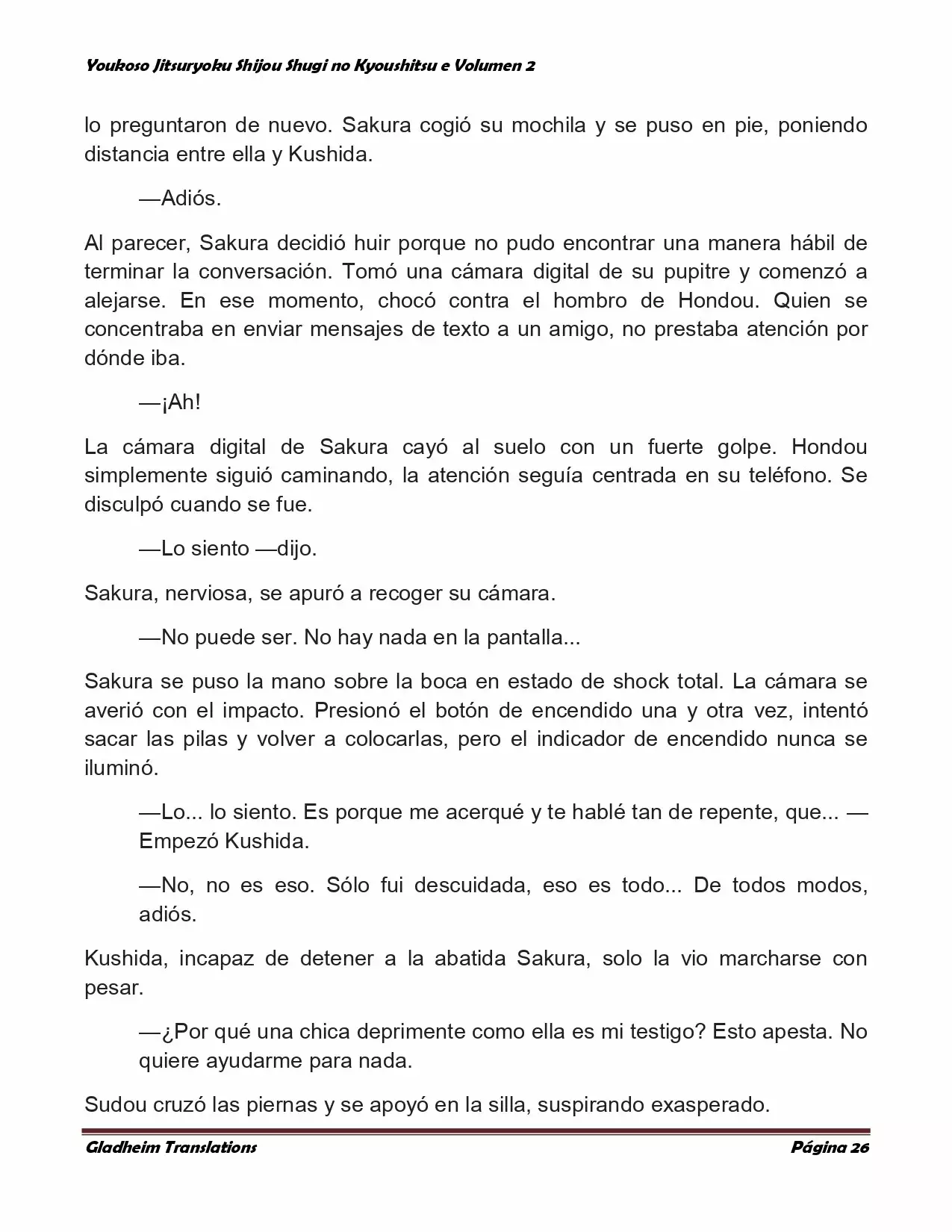 Página 26 del Manga