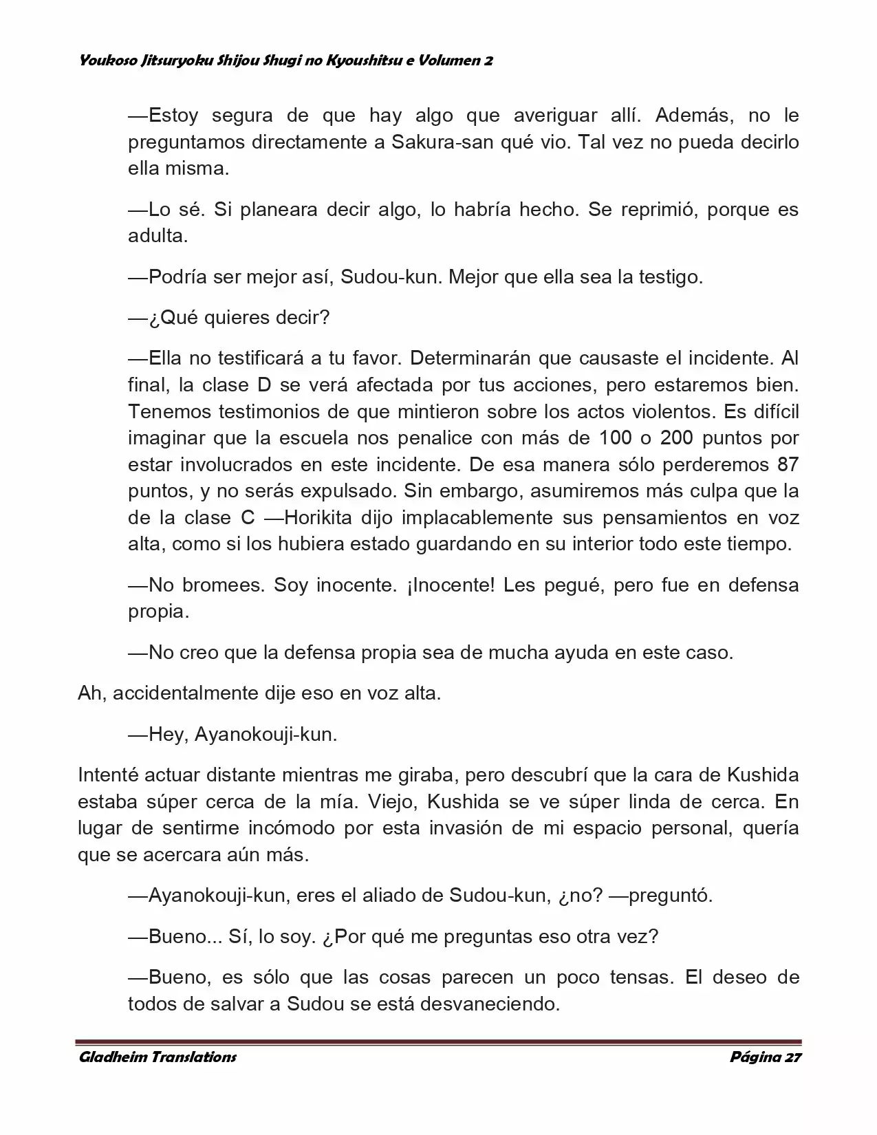 Página 27 del Manga