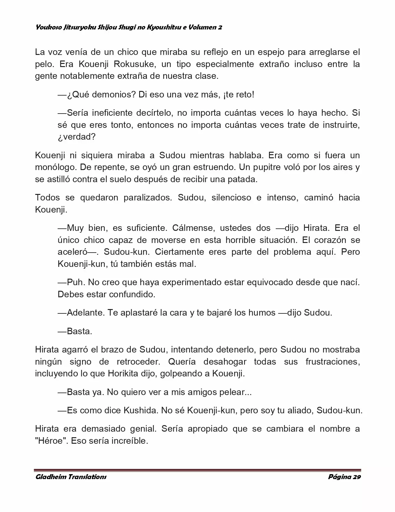Página 29 del Manga