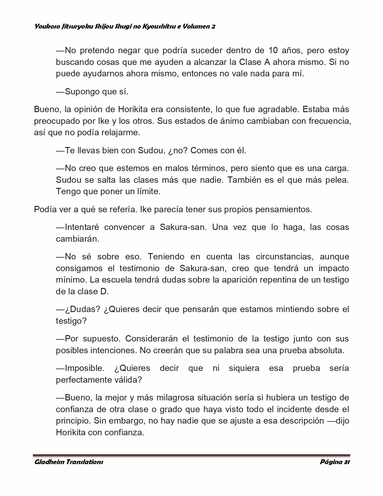 Página 31 del Manga