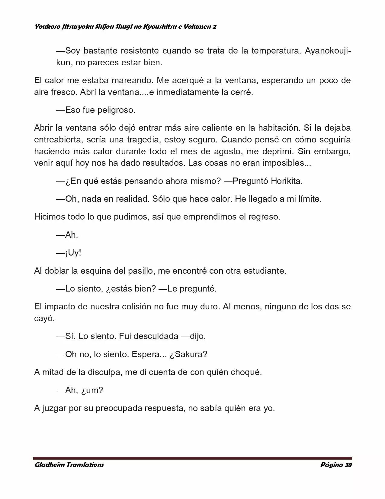 Página 38 del Manga