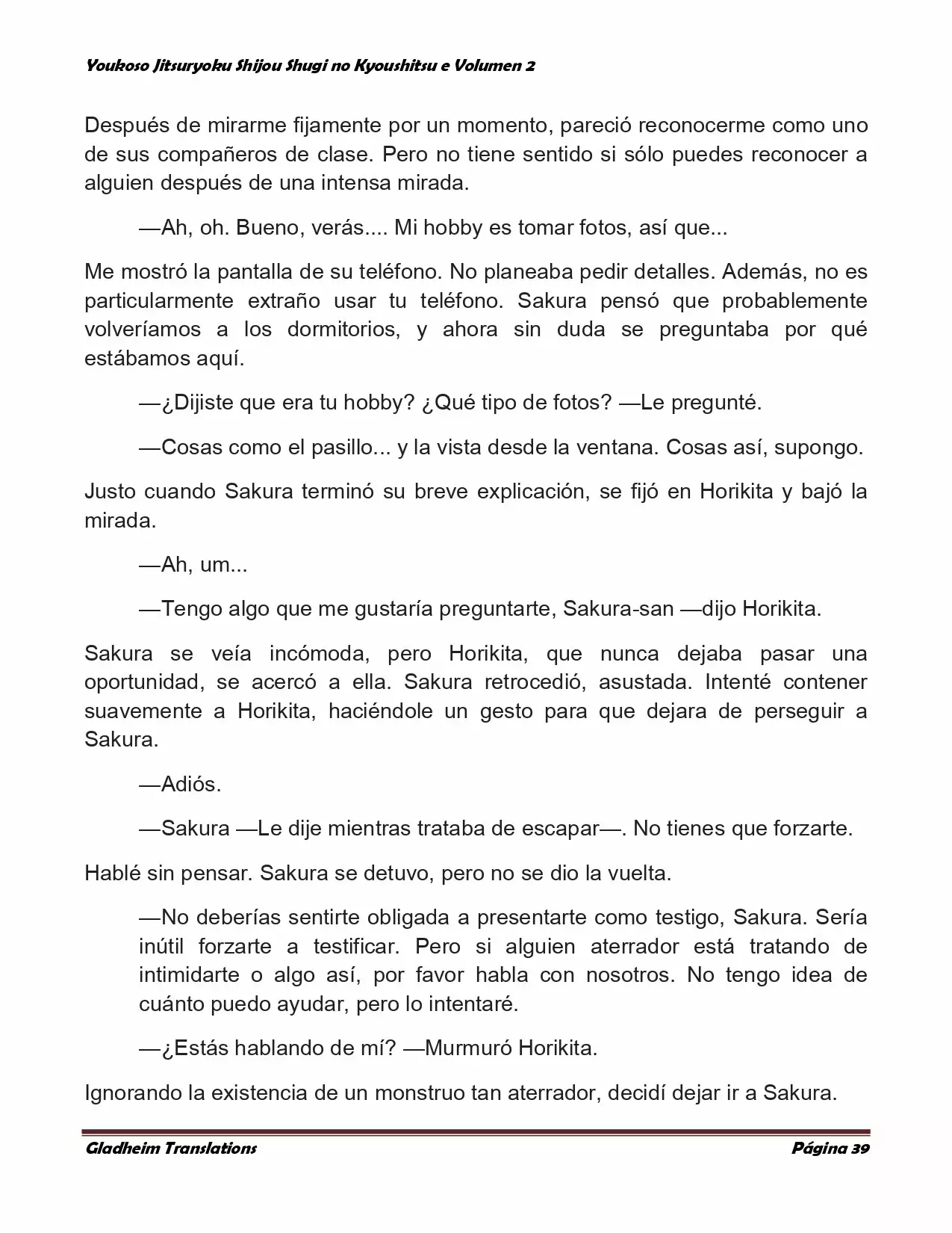 Página 39 del Manga