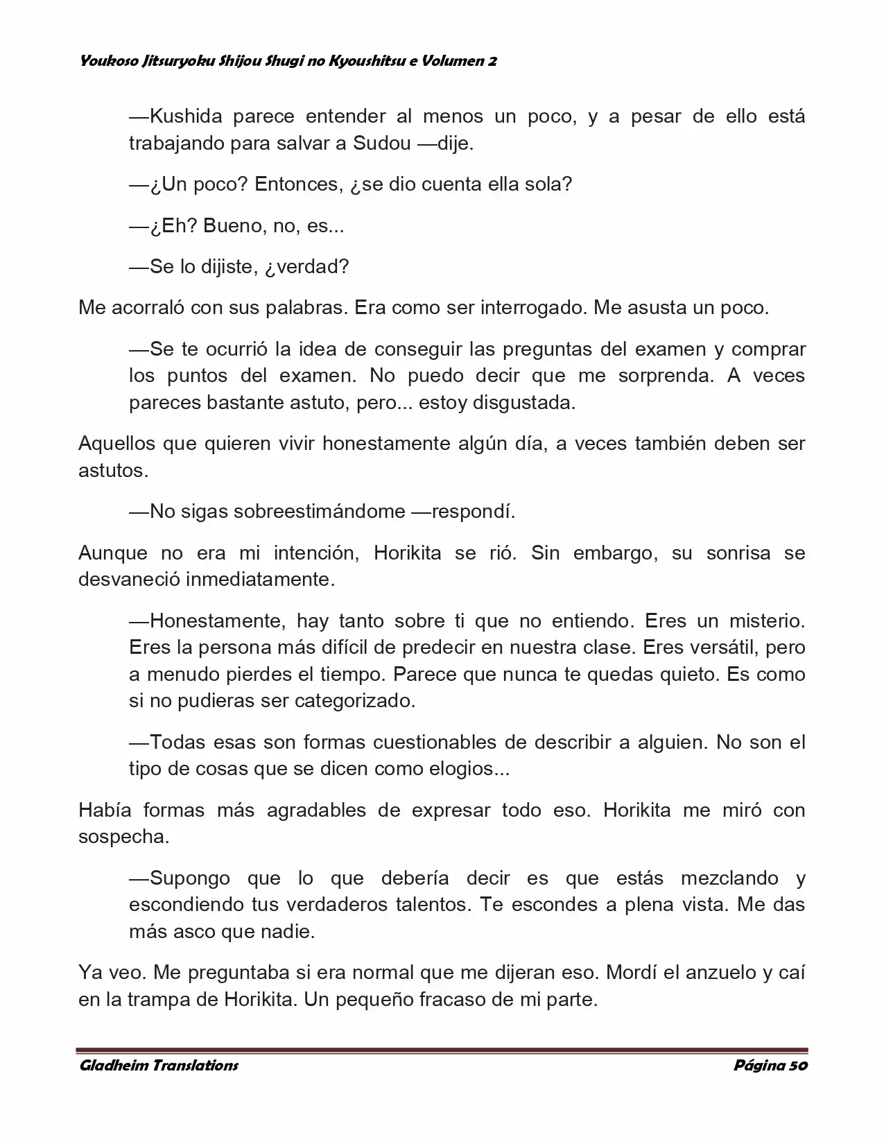 Página 50 del Manga