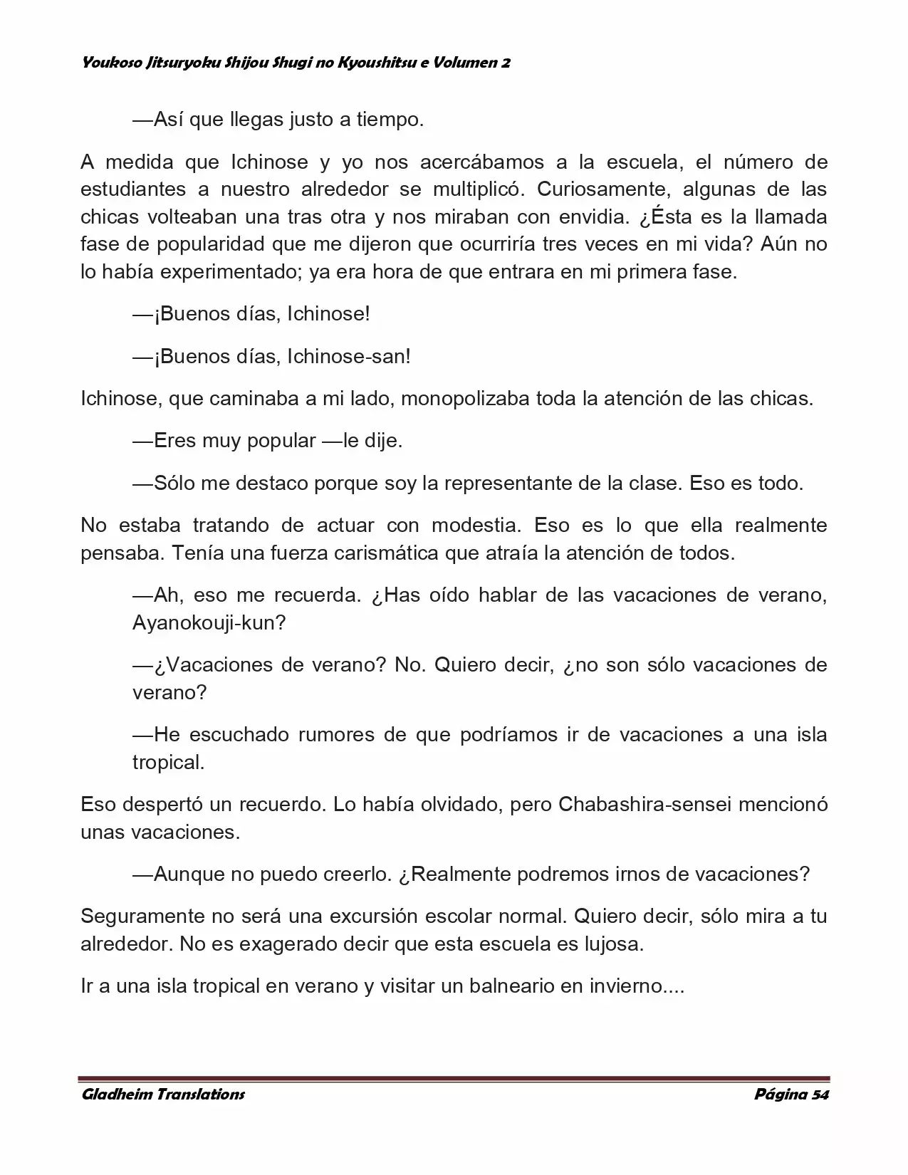 Página 54 del Manga