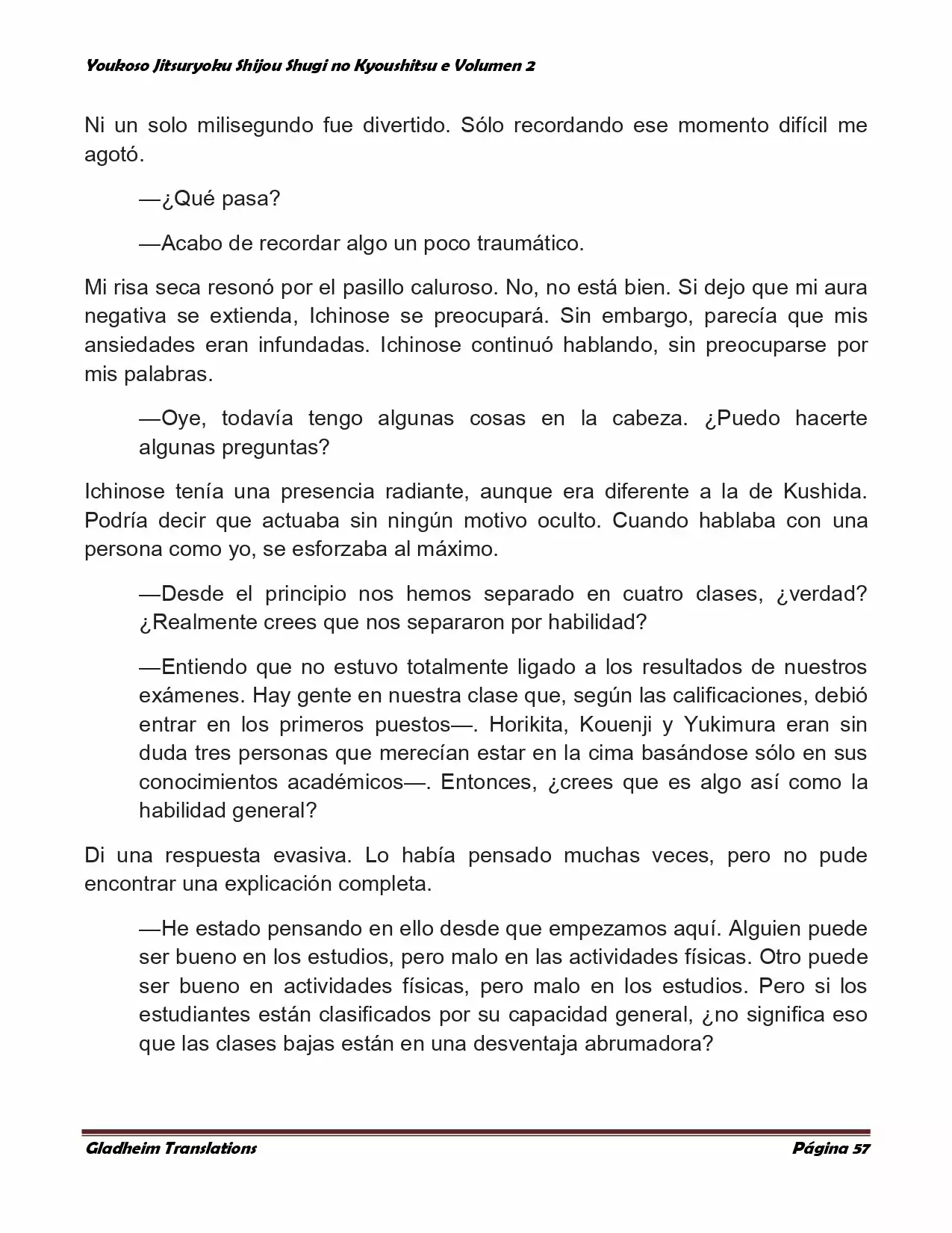 Página 57 del Manga