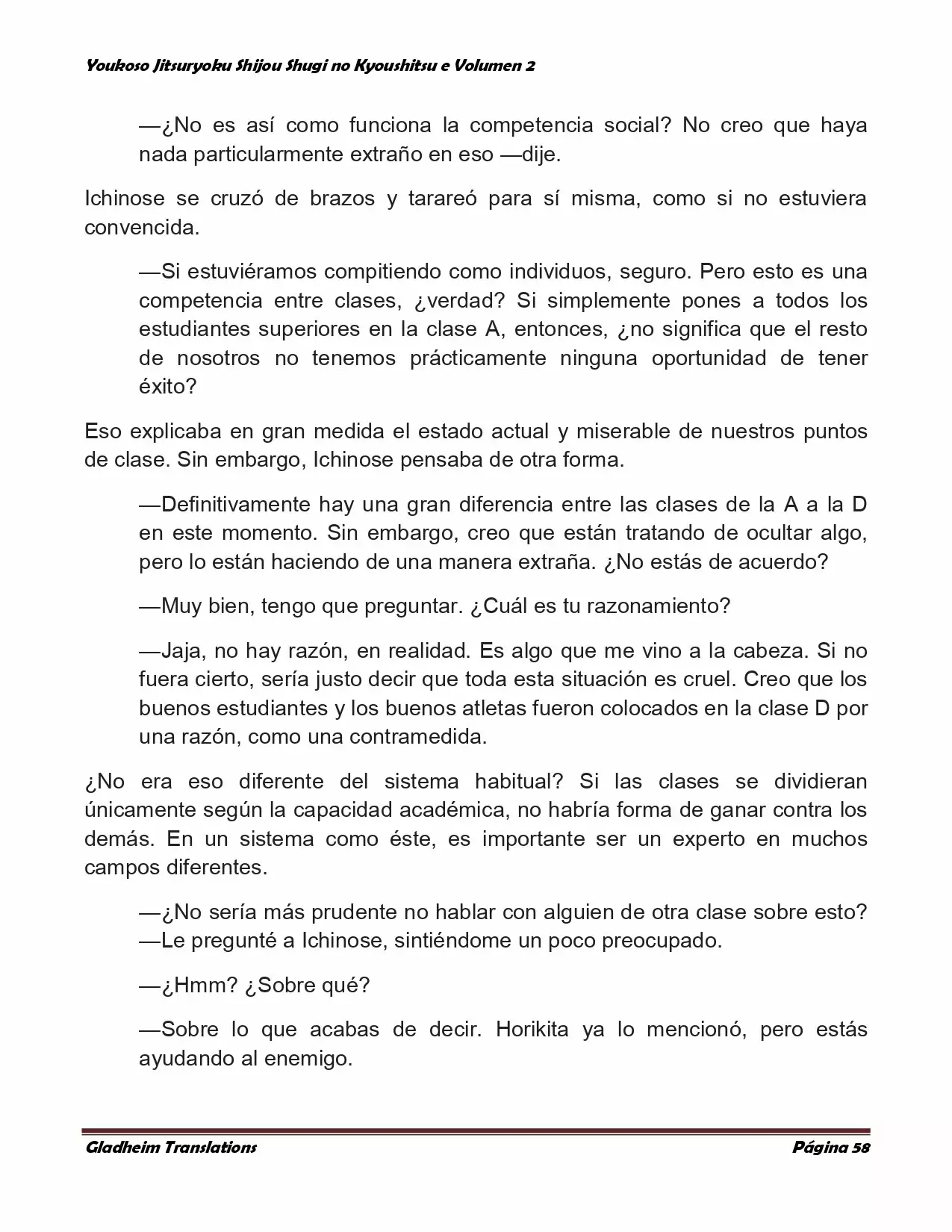 Página 58 del Manga