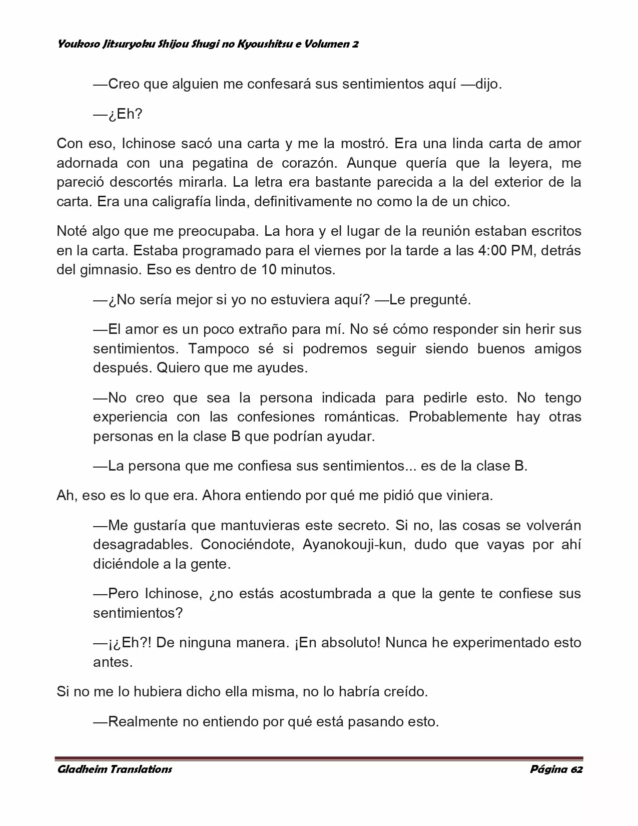 Página 62 del Manga