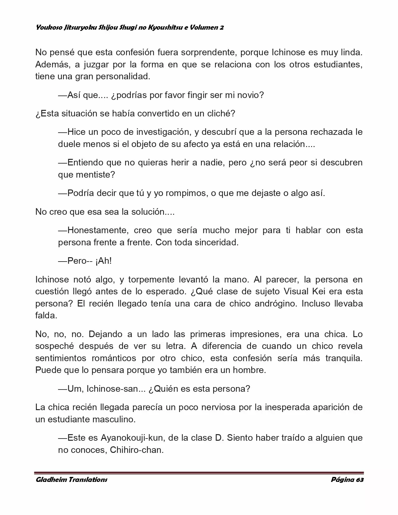 Página 63 del Manga