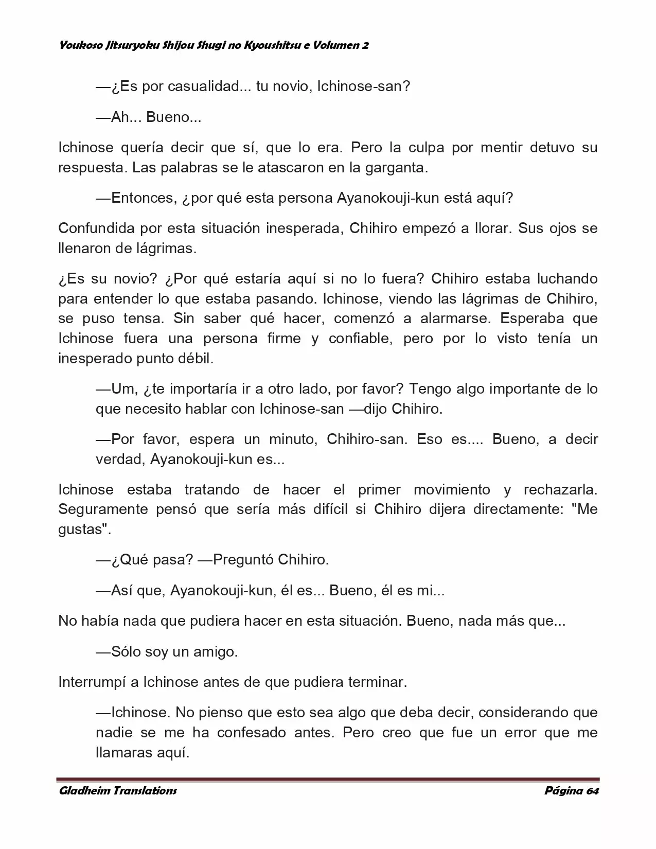 Página 64 del Manga