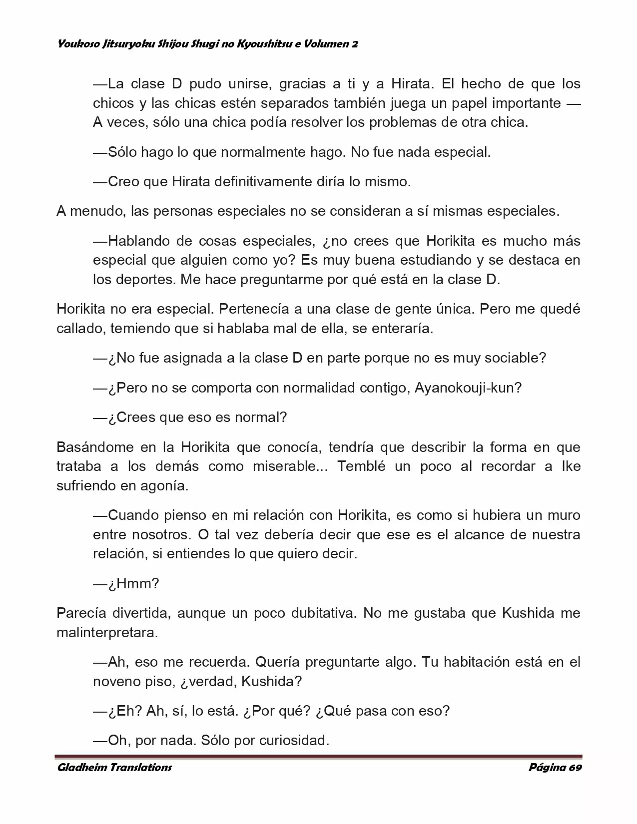 Página 69 del Manga