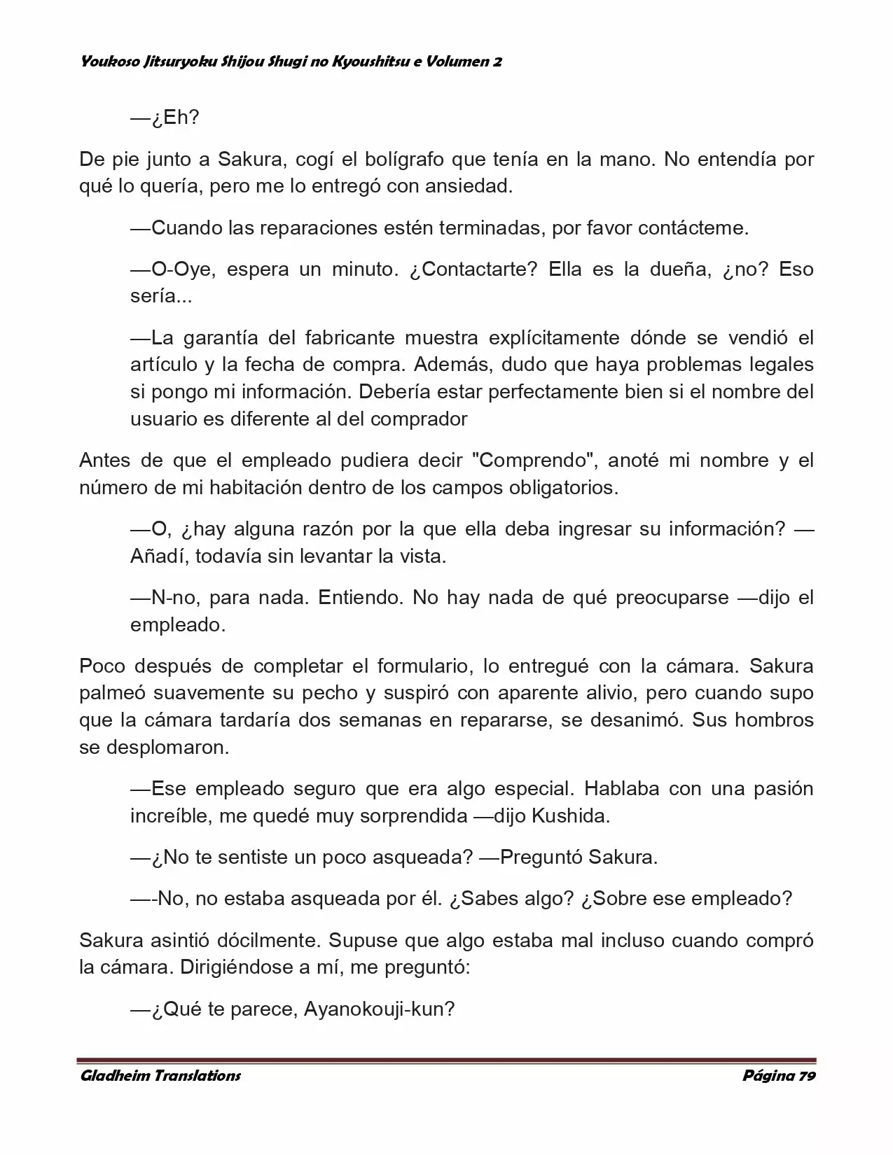 Página 79 del Manga