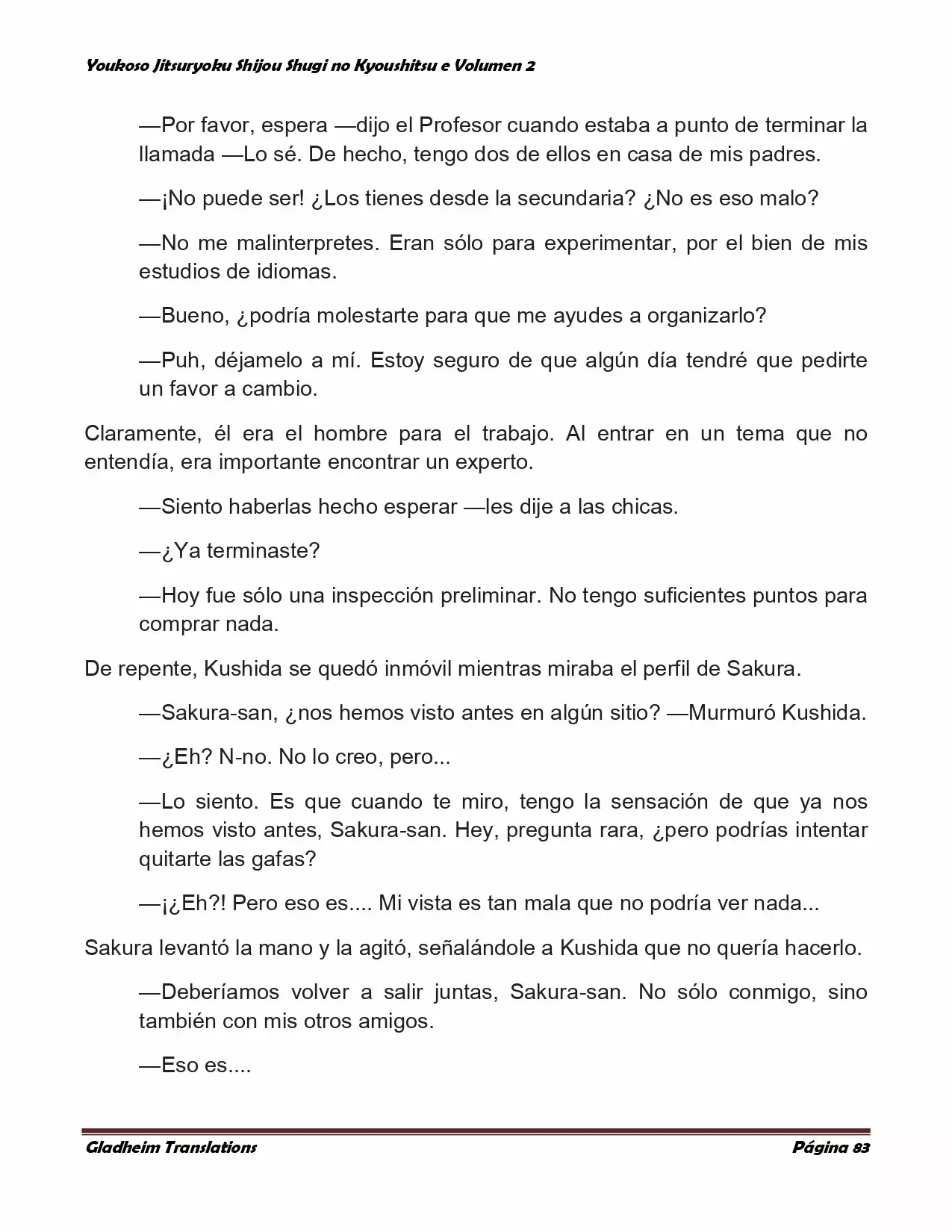 Página 83 del Manga