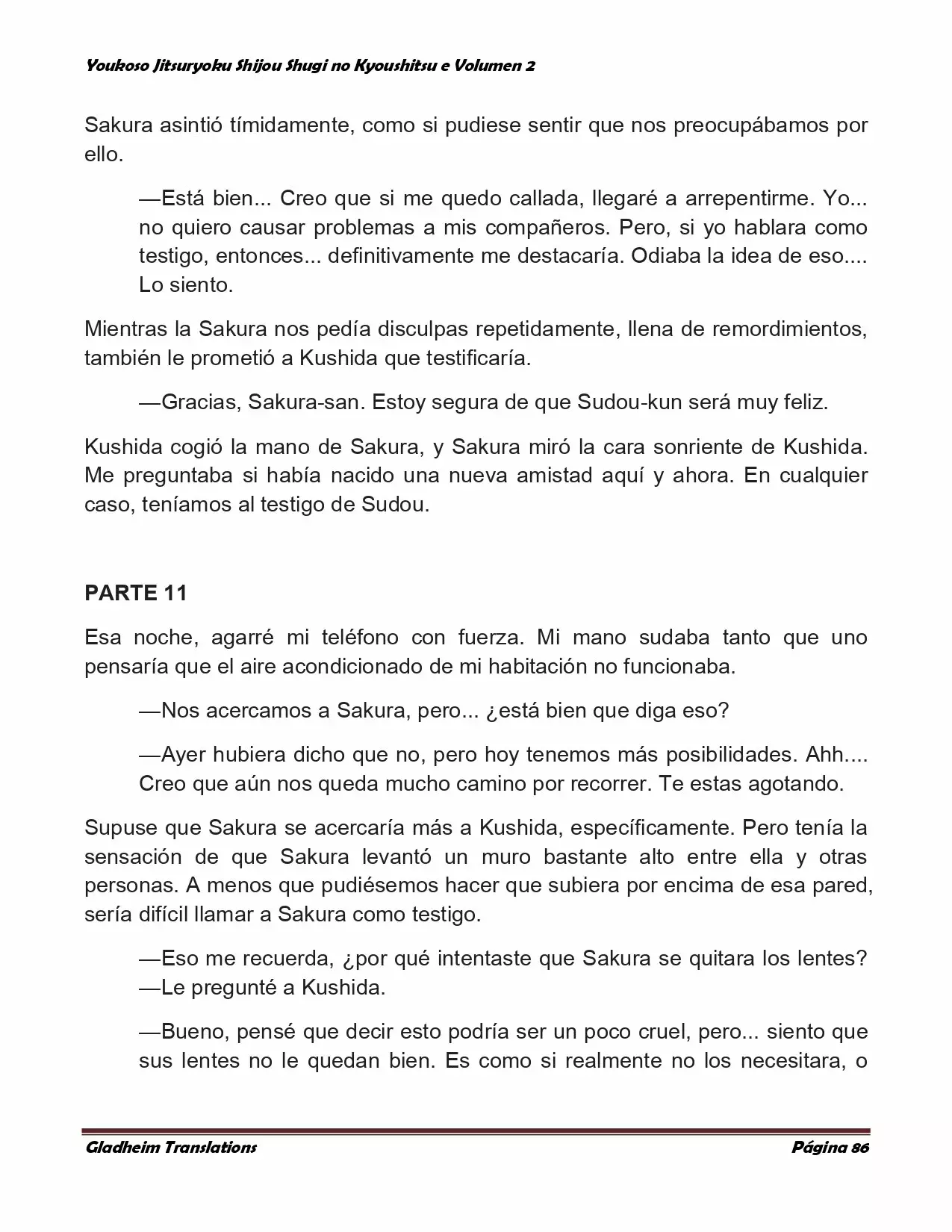 Página 86 del Manga