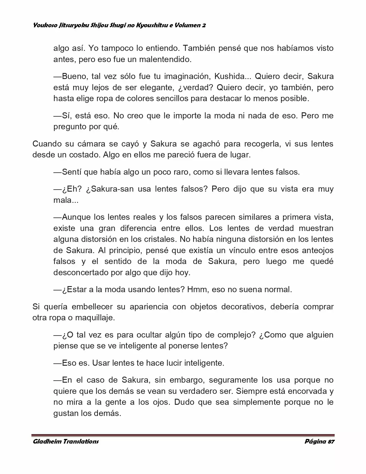 Página 87 del Manga