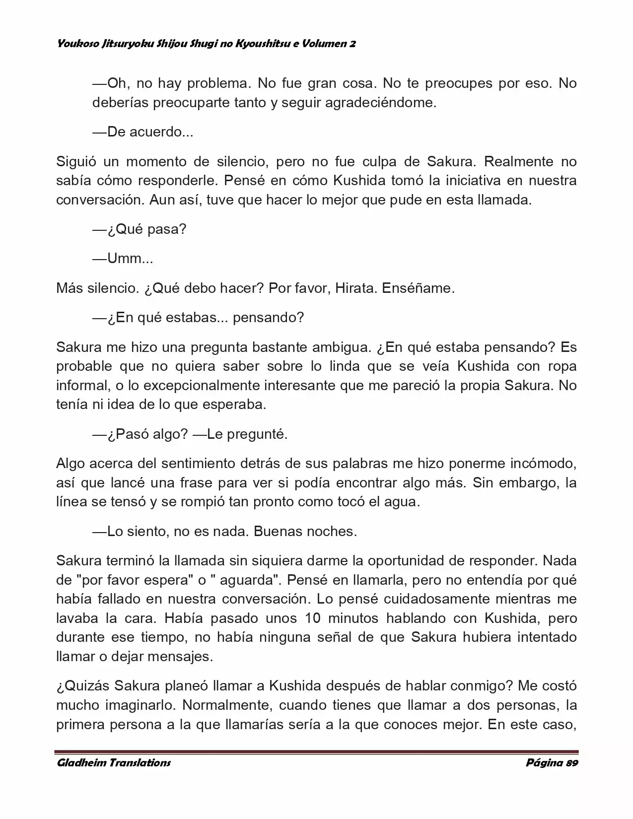 Página 89 del Manga