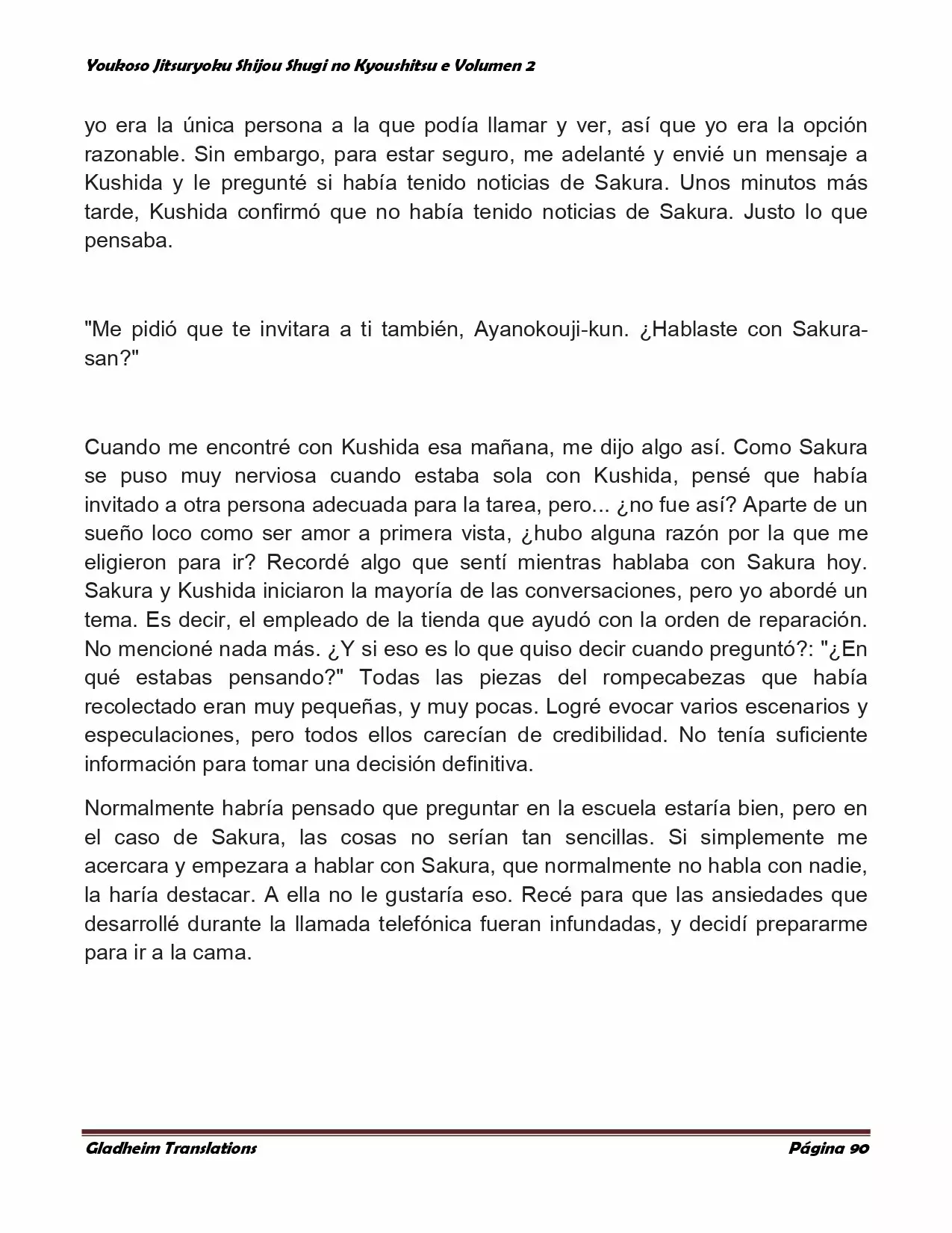 Página 90 del Manga