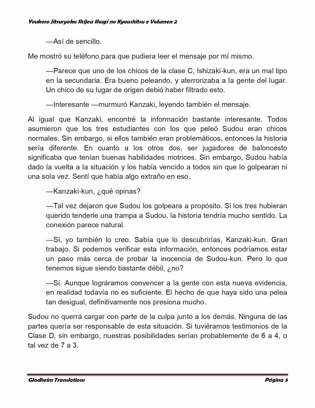 Página 5 del Manga