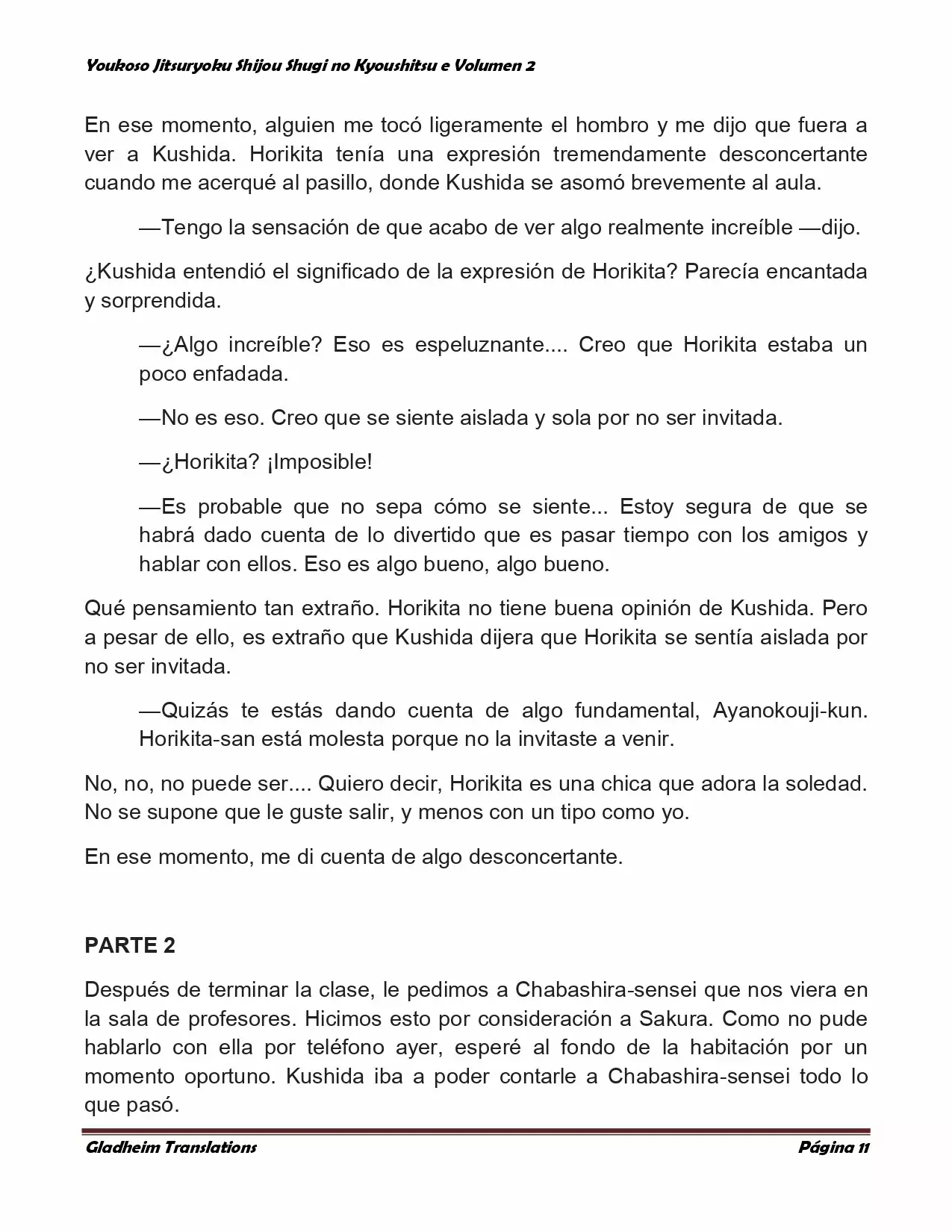 Página 11 del Manga