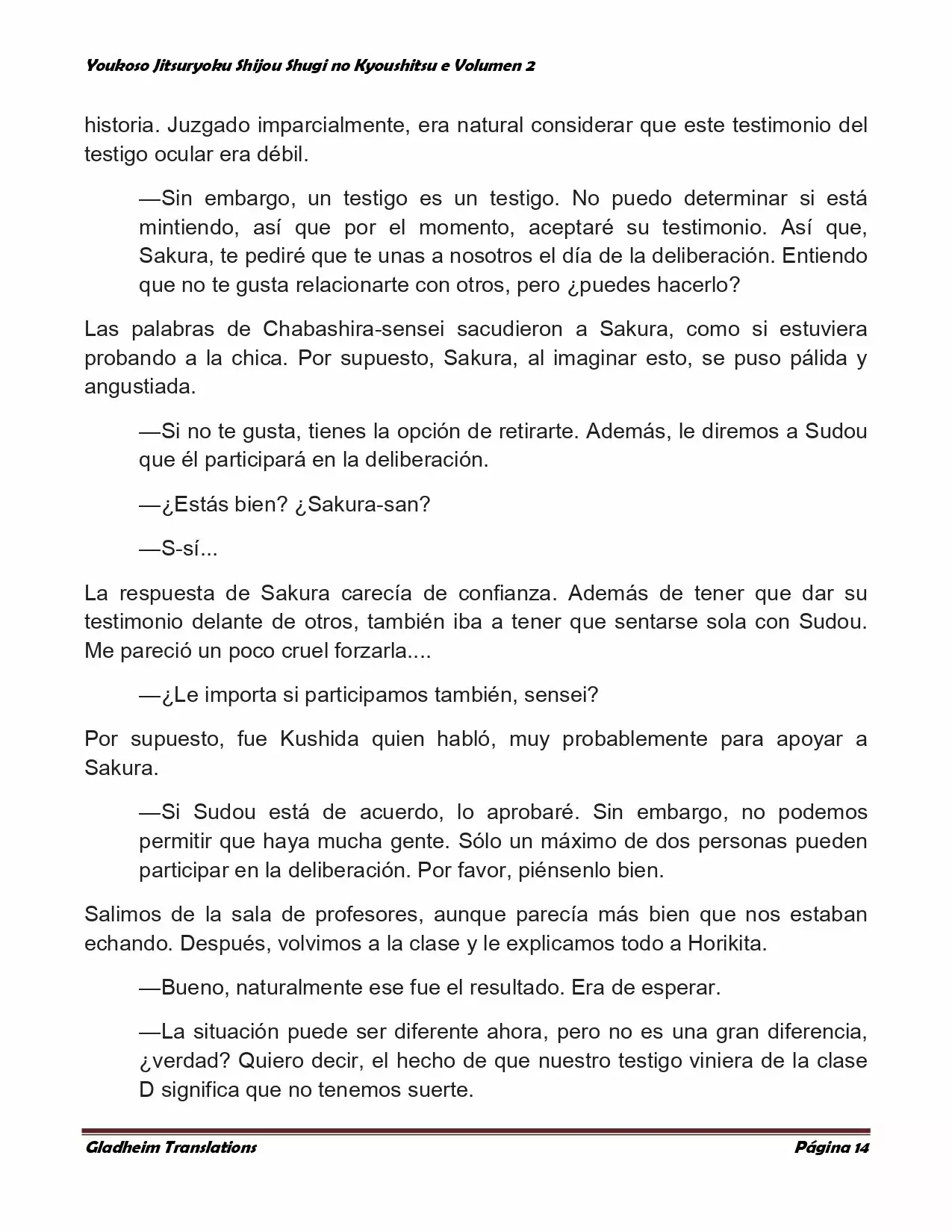 Página 14 del Manga