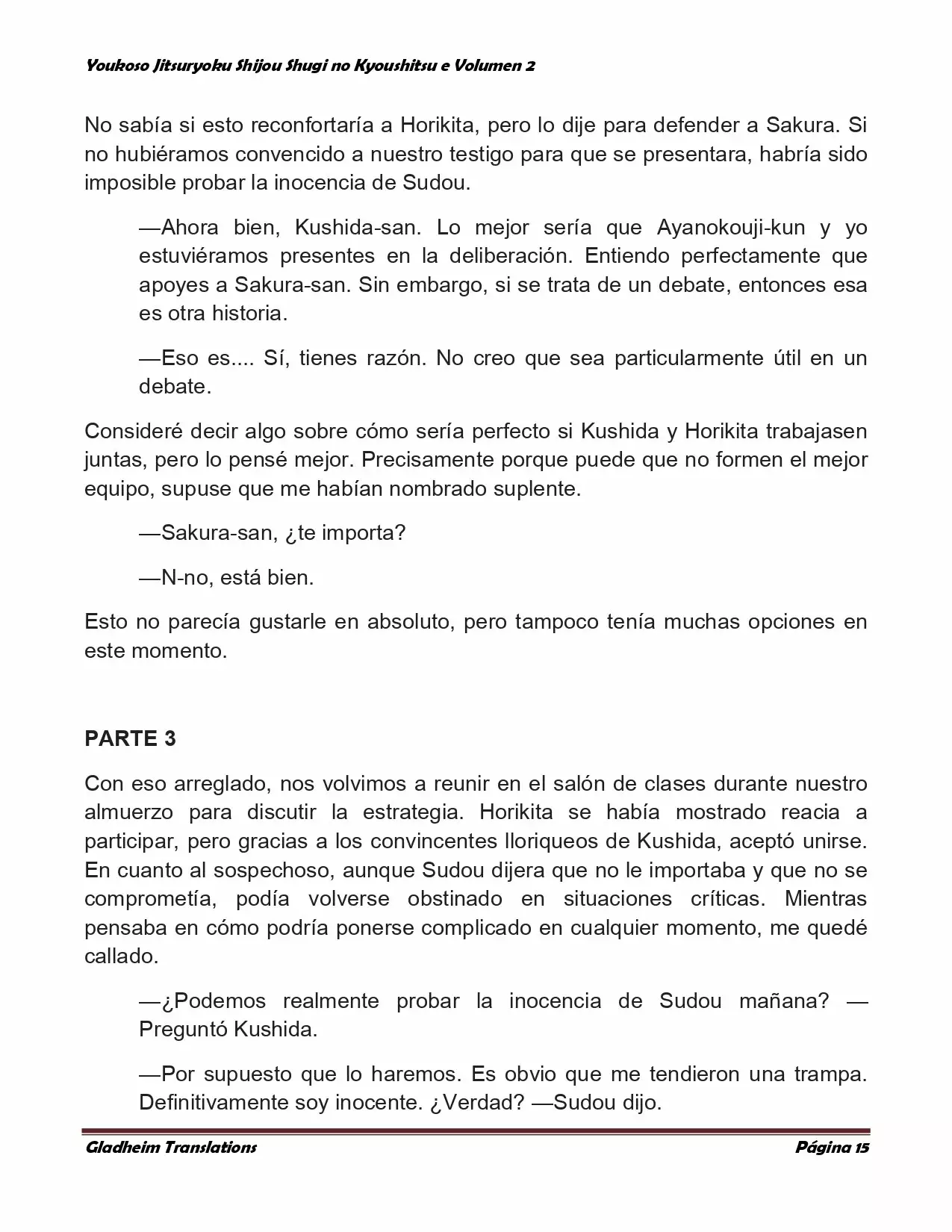 Página 15 del Manga