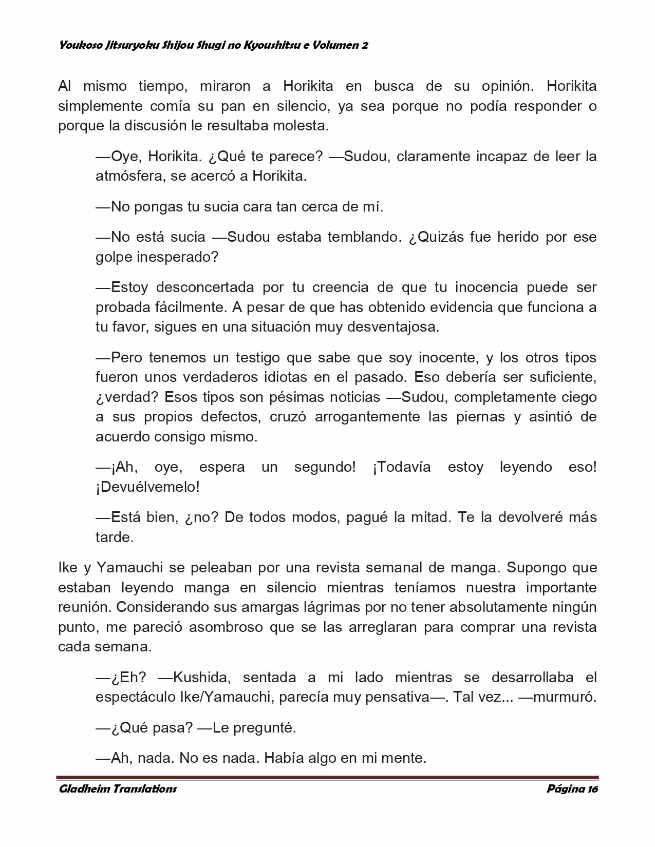 Página 16 del Manga