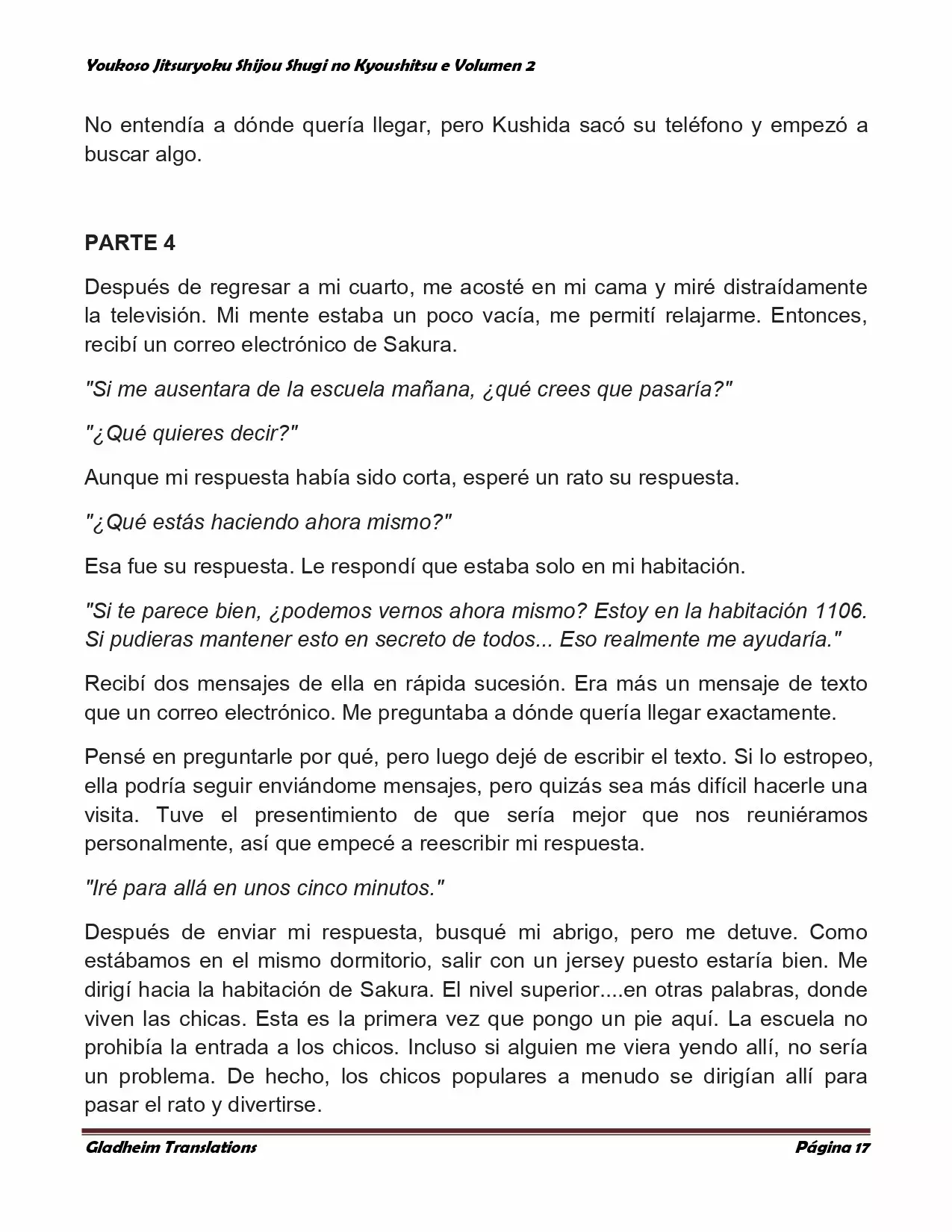 Página 17 del Manga