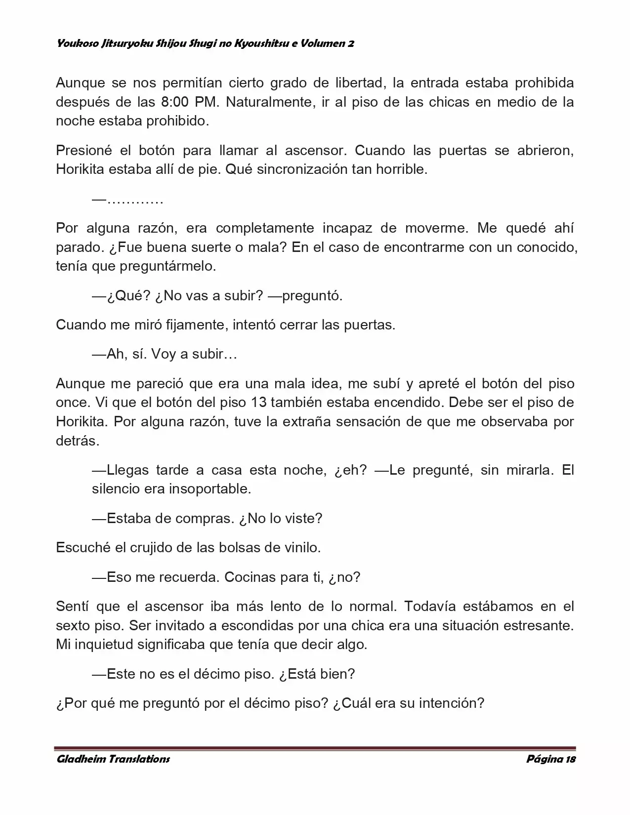 Página 18 del Manga