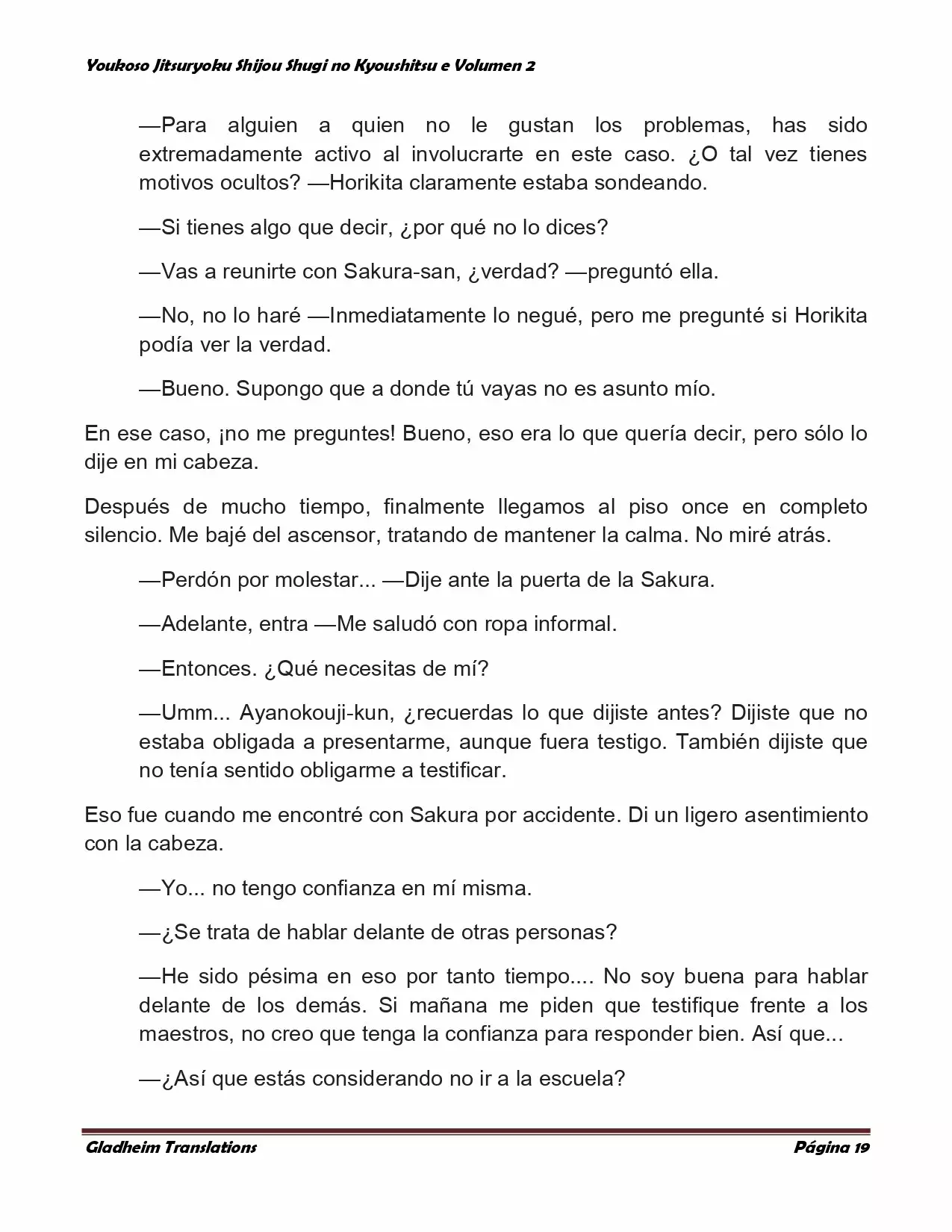 Página 19 del Manga