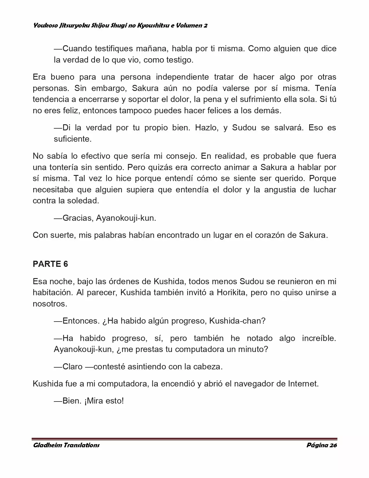 Página 26 del Manga