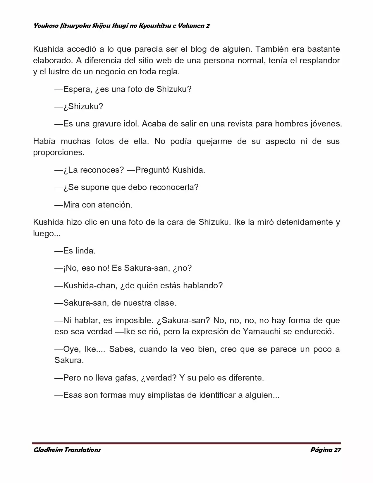 Página 27 del Manga