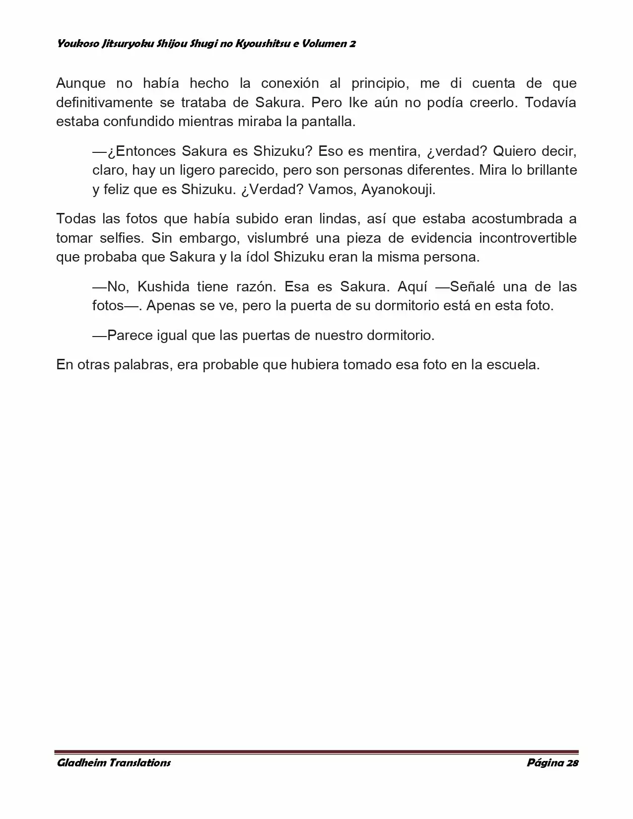 Página 28 del Manga